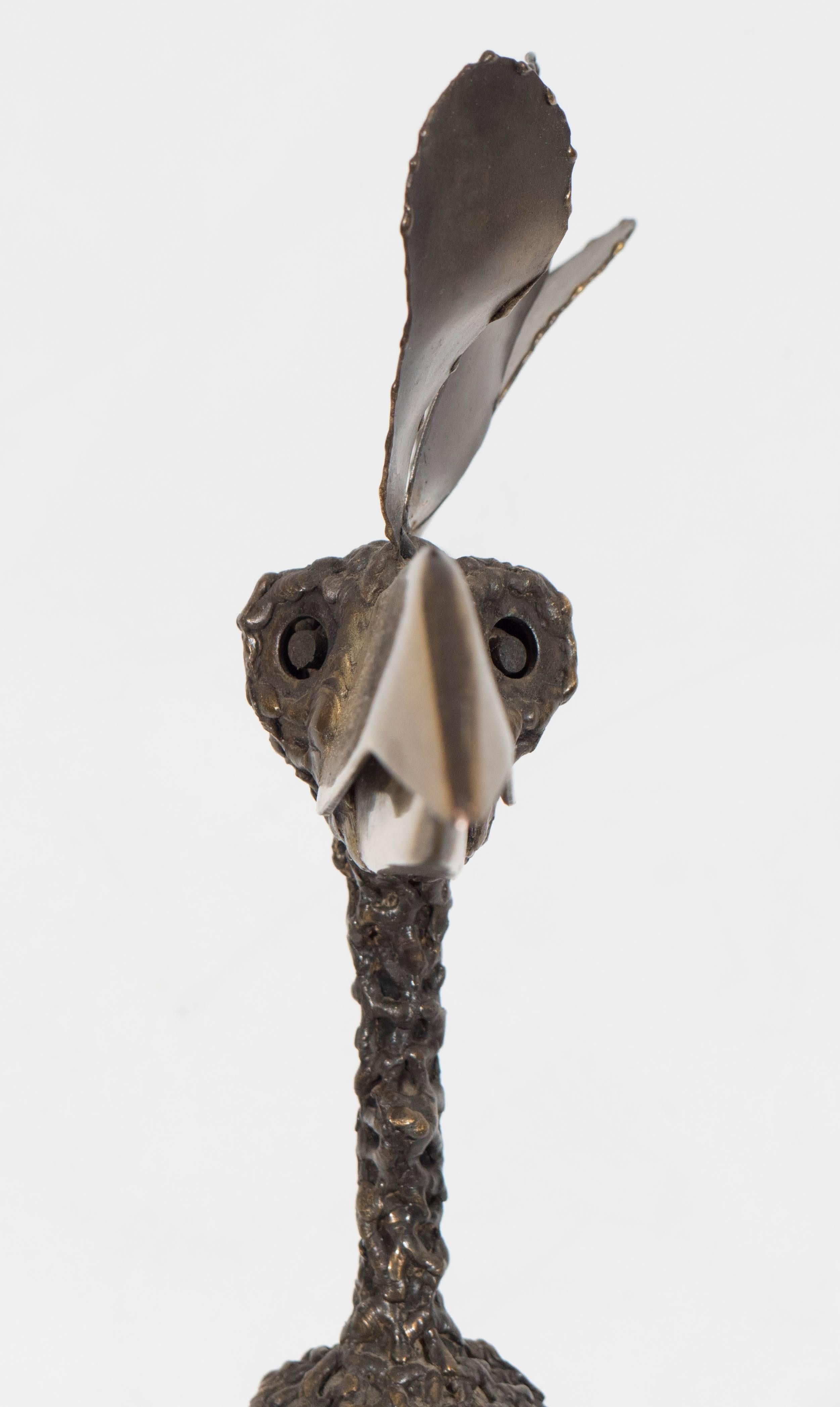 Brutalist Sculpture of a 'Dodo' Bird, in the Style of Curtis Jere 1