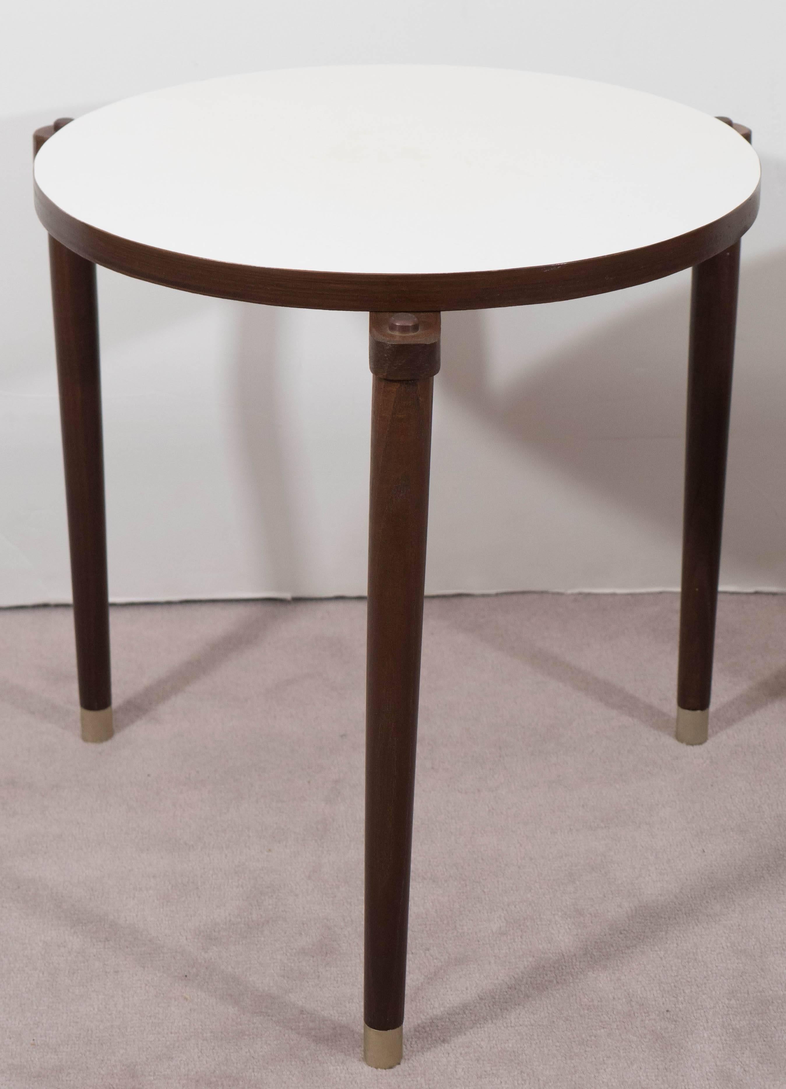 20th Century Set of Three 1960s Round Stacking Tables