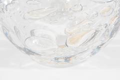 Kosta Decorative Glass Bowl with Controlled Bubbles