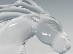 Daum Crystal Horse Head