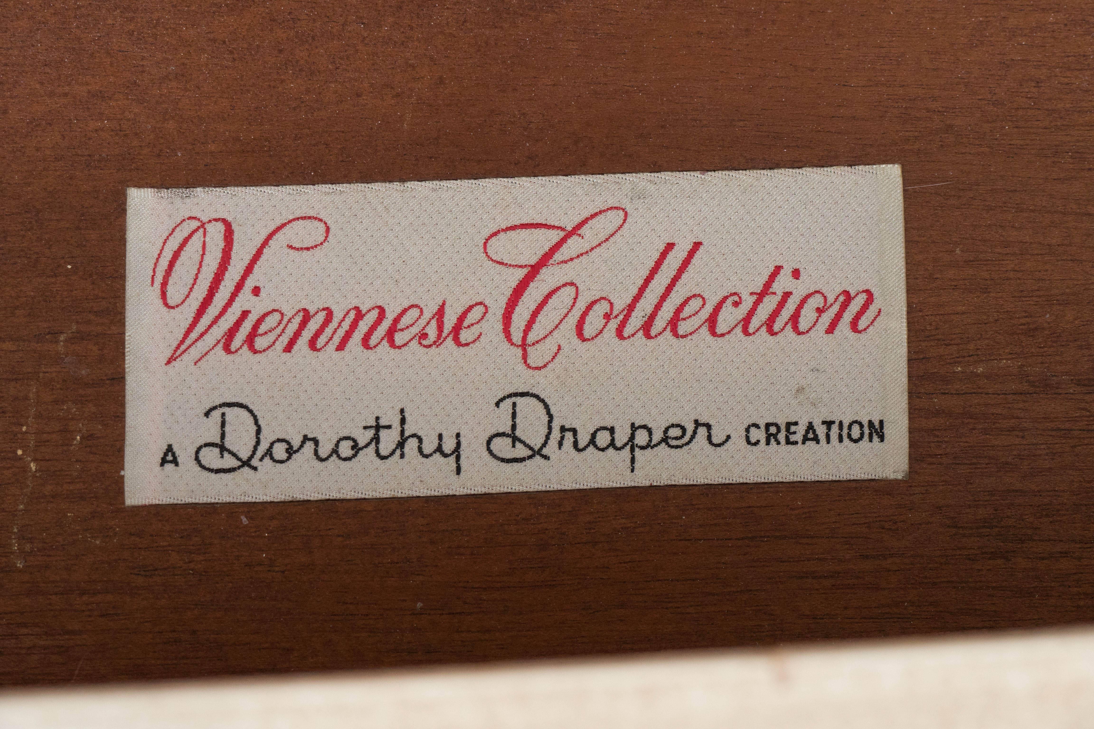 Metal Dorothy Draper Viennese Collection Breakfront Cabinet for Henredon