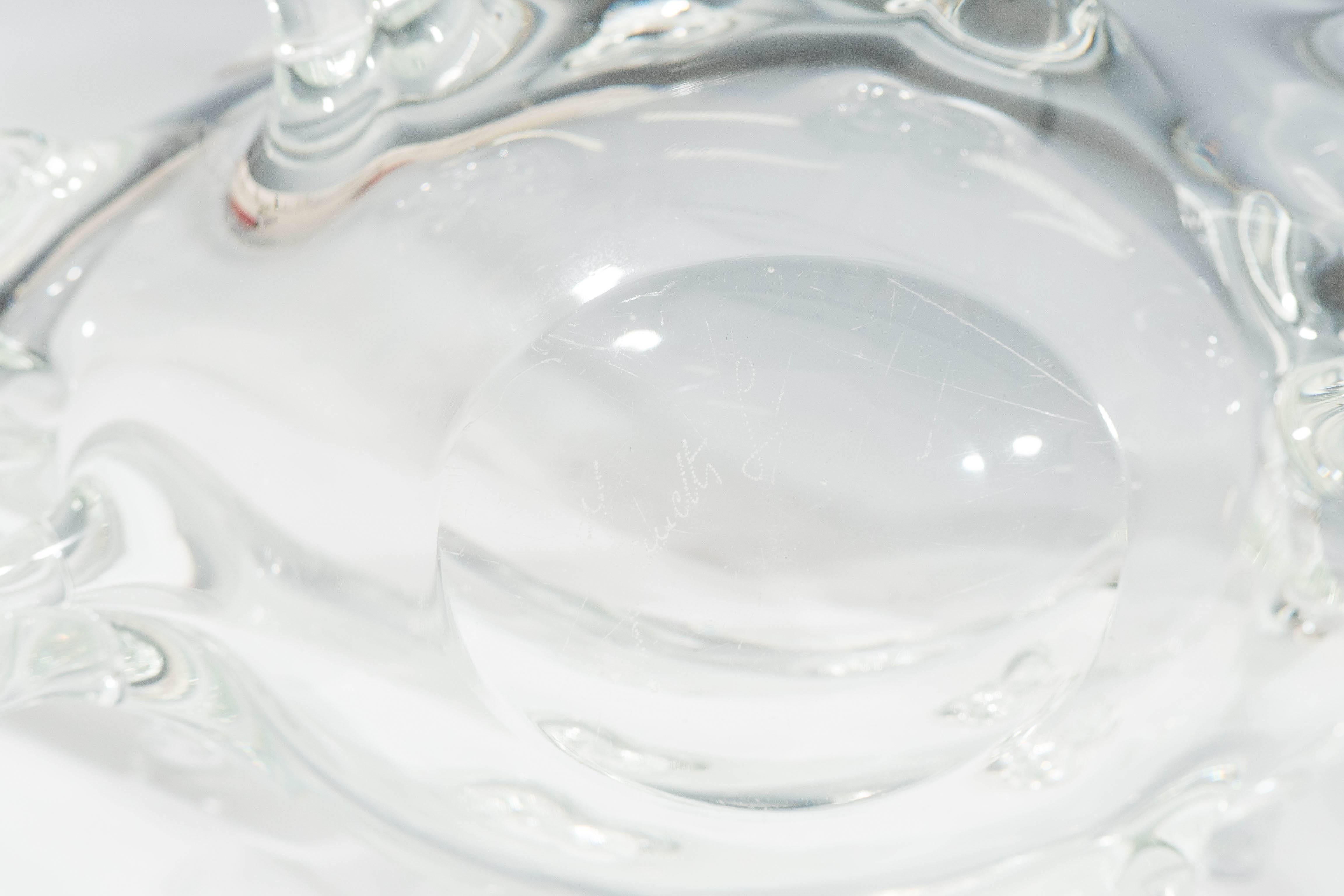 Zauetts Clear Murano Glass Conch Shell 1