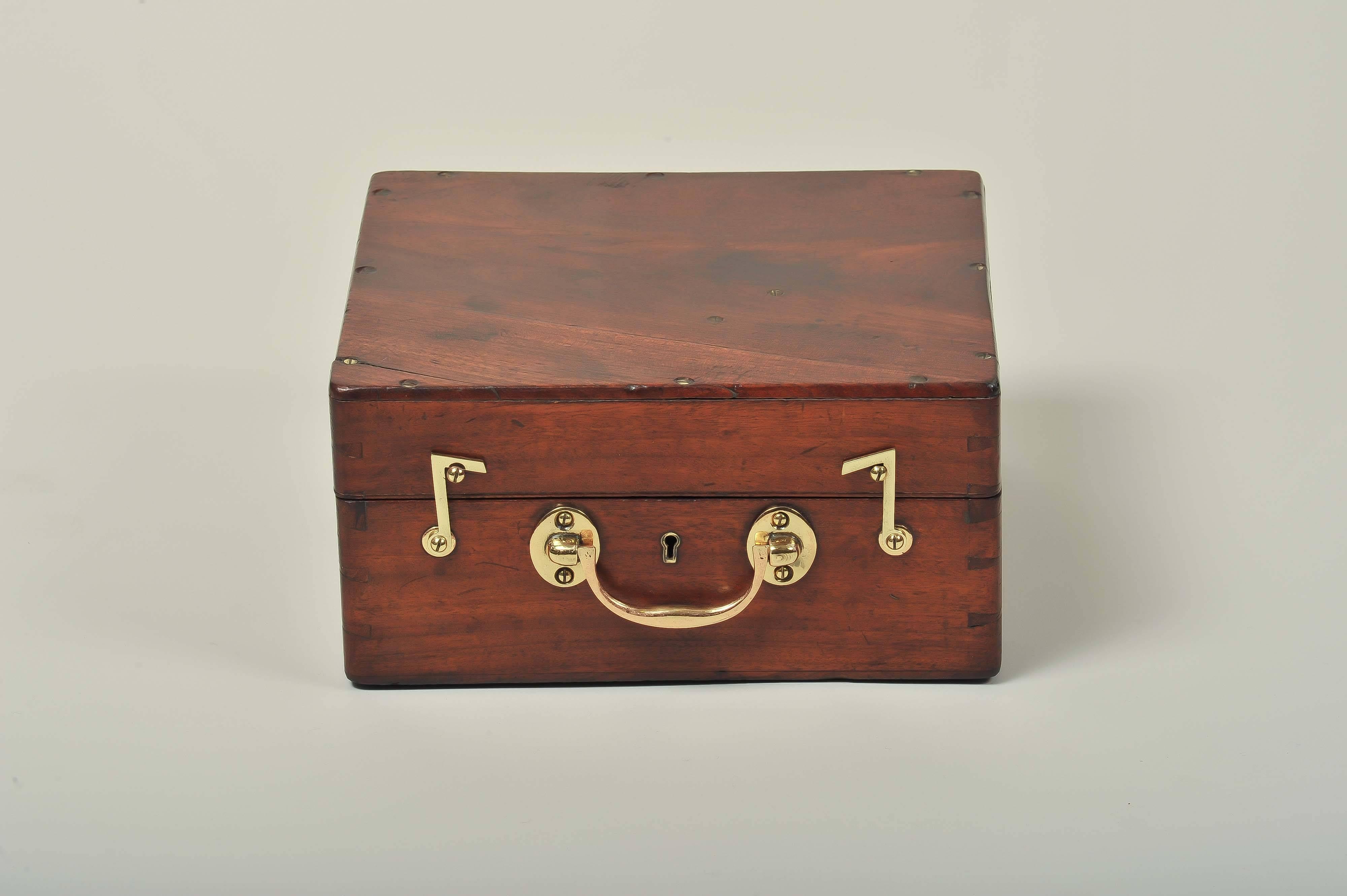 A sextant by W. Gerrard of Liverpool, brass with inset silver scale and mahogany box.

Retailer’s label to inside of box “Negus Nautical Instruments, 69 Pearl St, New York.