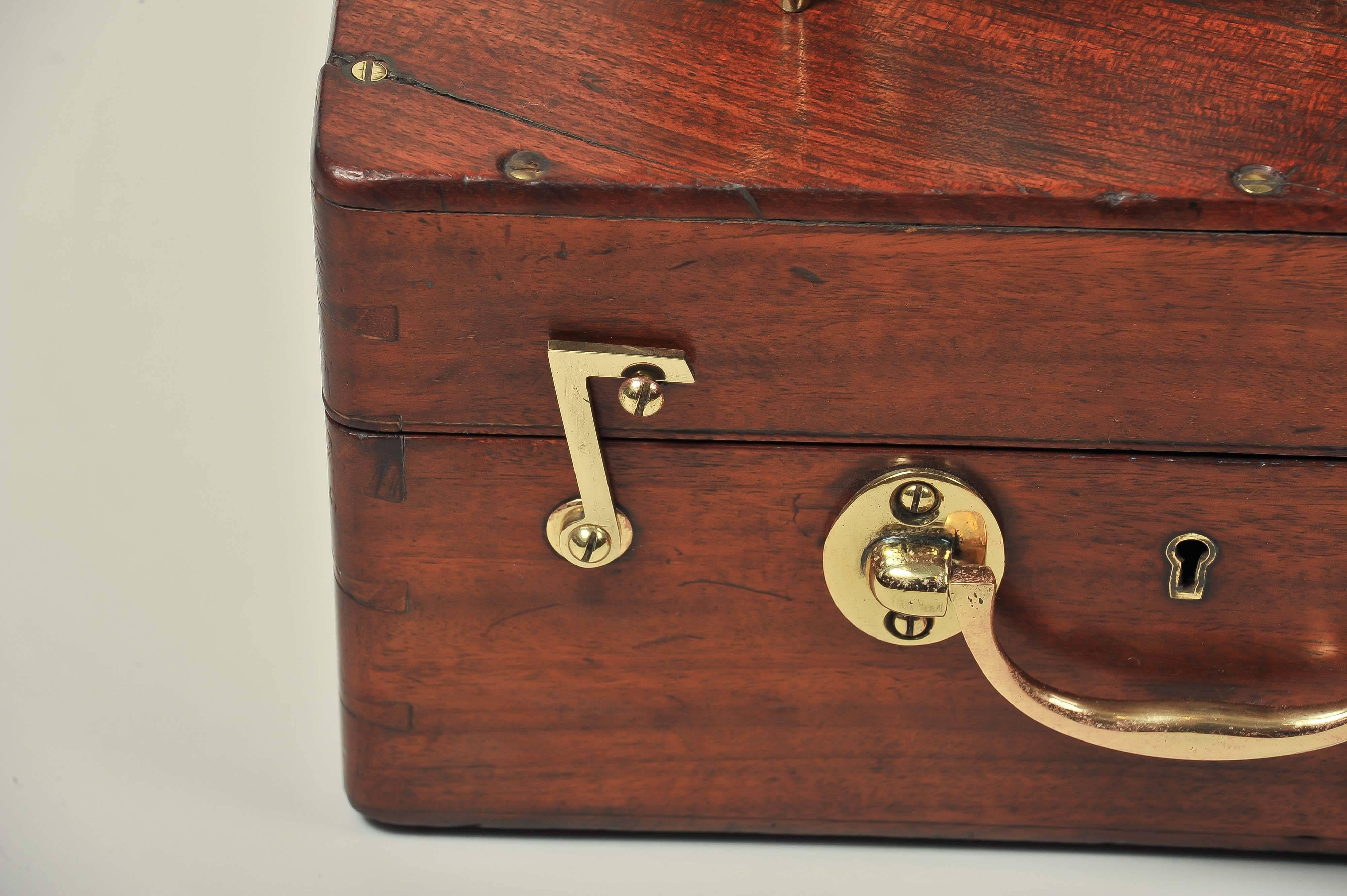 Mahogany Cased Sextant by Gerrard of Liverpool 1