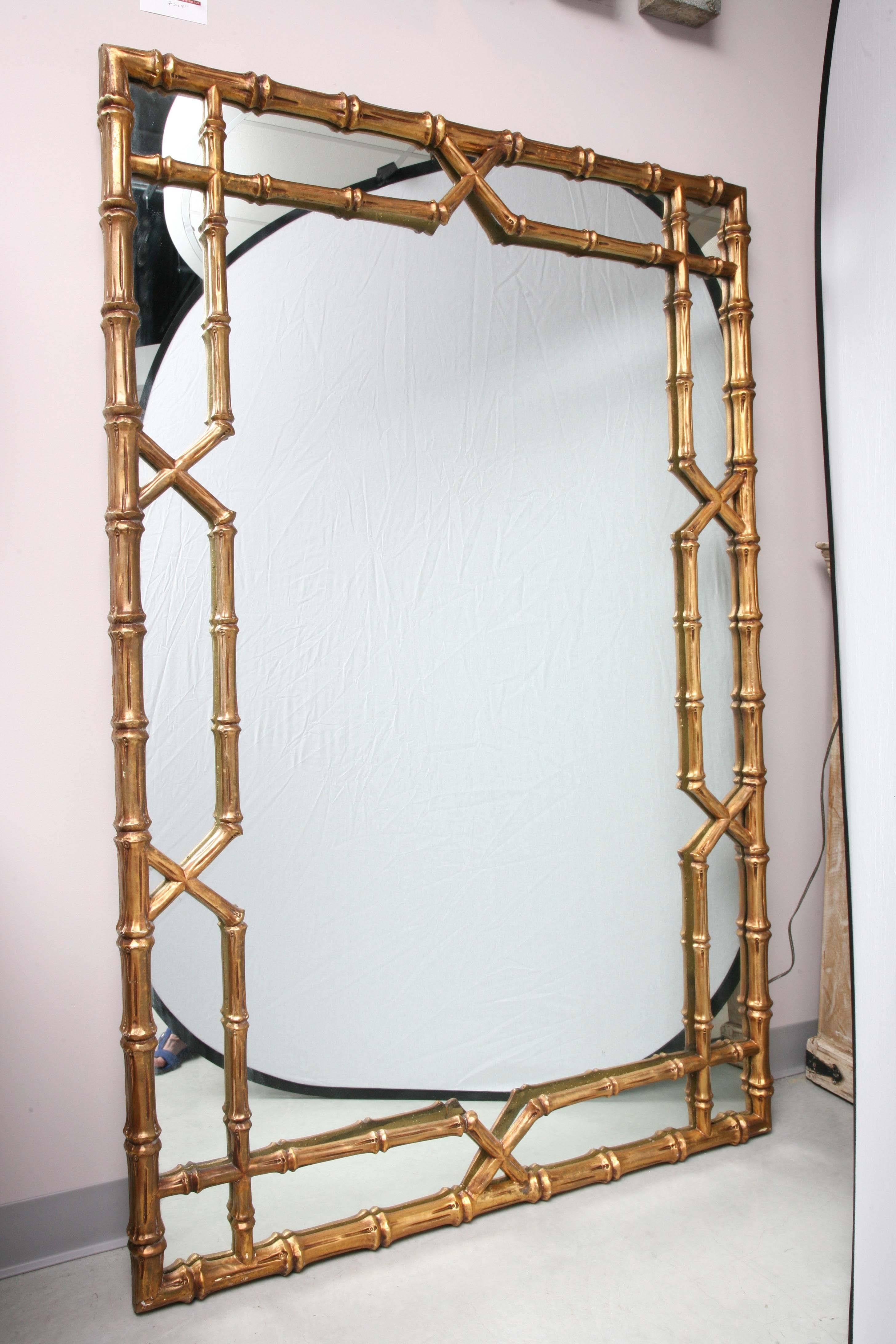 This mirror will finish a room adding casual elegance if you lean it against the wall, or a bid more formal hanging, it would also make a great headboard.