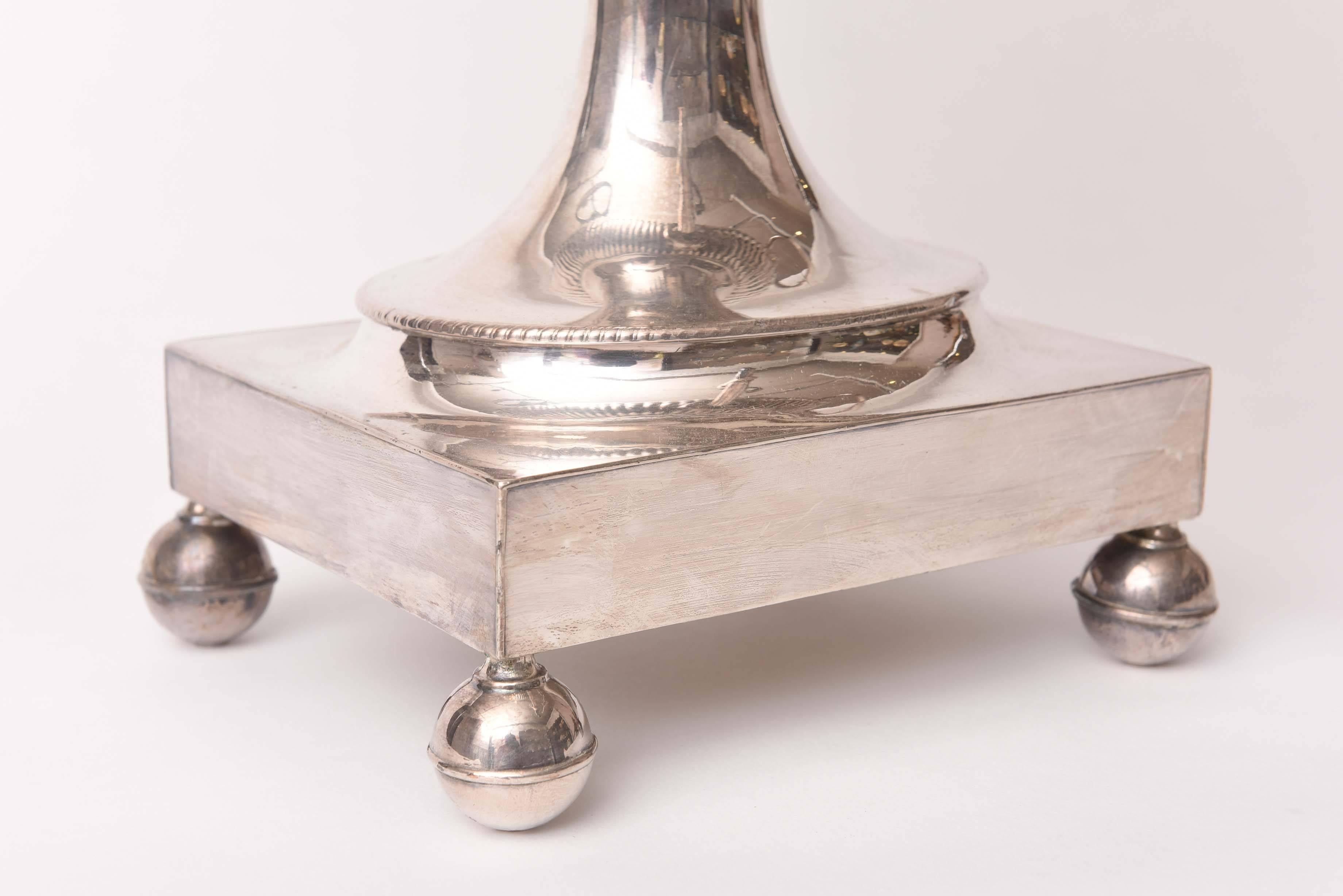 antique silver coffee urn