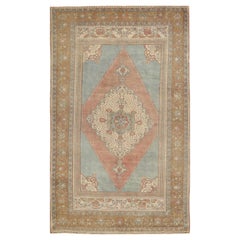 Turkey Anatoly Area Rugs - Wool Blue Ivory Pink Yellow Design - 92792