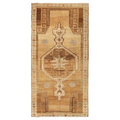 Turkey Kars Area Rugs - Wool Brown Ivory Design - 92760