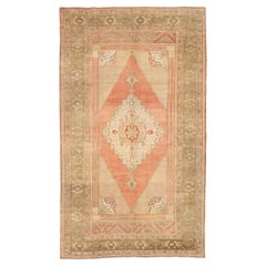 Turkey Anatoly Area Rugs - Wool Green Ivory Pink Design - 92764