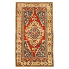 Turkey Anatoly Area Rugs - Wool Navy Blue Red Yellow Design - 92778