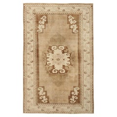 Turkey Anatoly Area Rugs - Wool Brown Ivory Design - 92782
