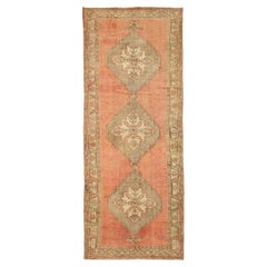 Tapis Anatoly de Turquie - motif en laine ivoire rose taupe - 92812