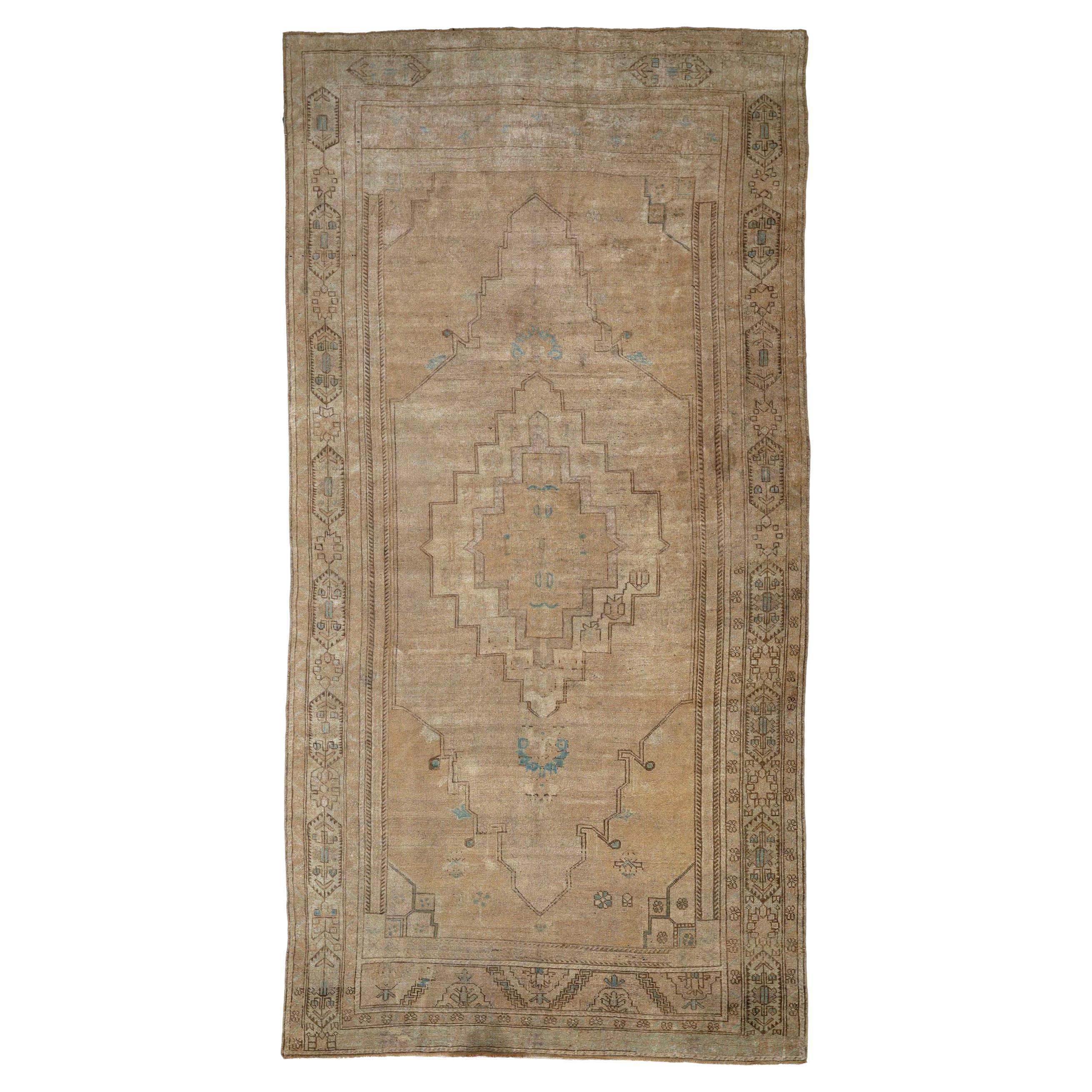 Turkey Anatoly Area Rugs - Wool Brown Taupe Design - 92884