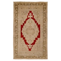 Turquía Anatoly Alfombras - Lana Verde Marfil Rojo Topo Diseño - 92889