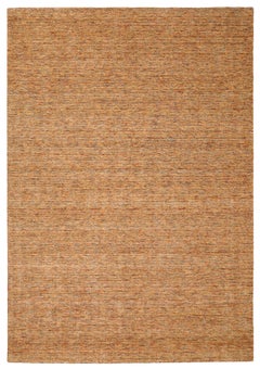 Tapis d'Inde à motifs rouges et jaunes en coton 93685