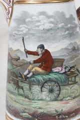Antique Copeland Jug "Going to the Derby”