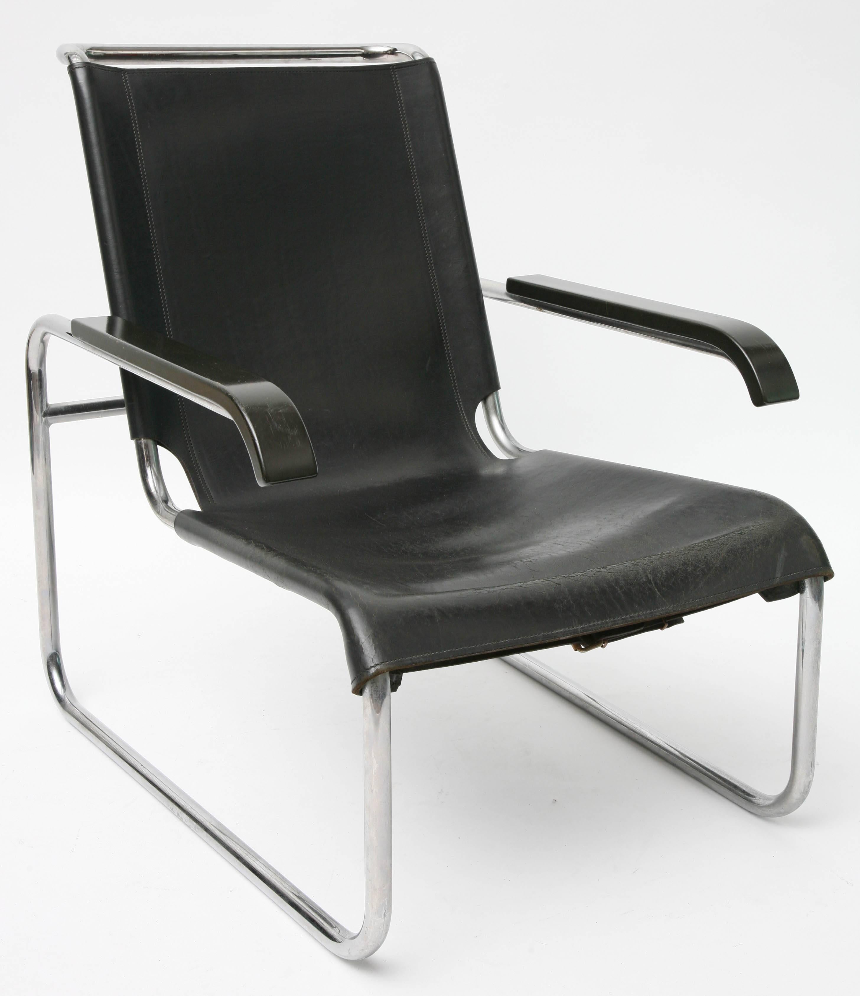 German Marcel Breuer B-35 Lounge Chairs