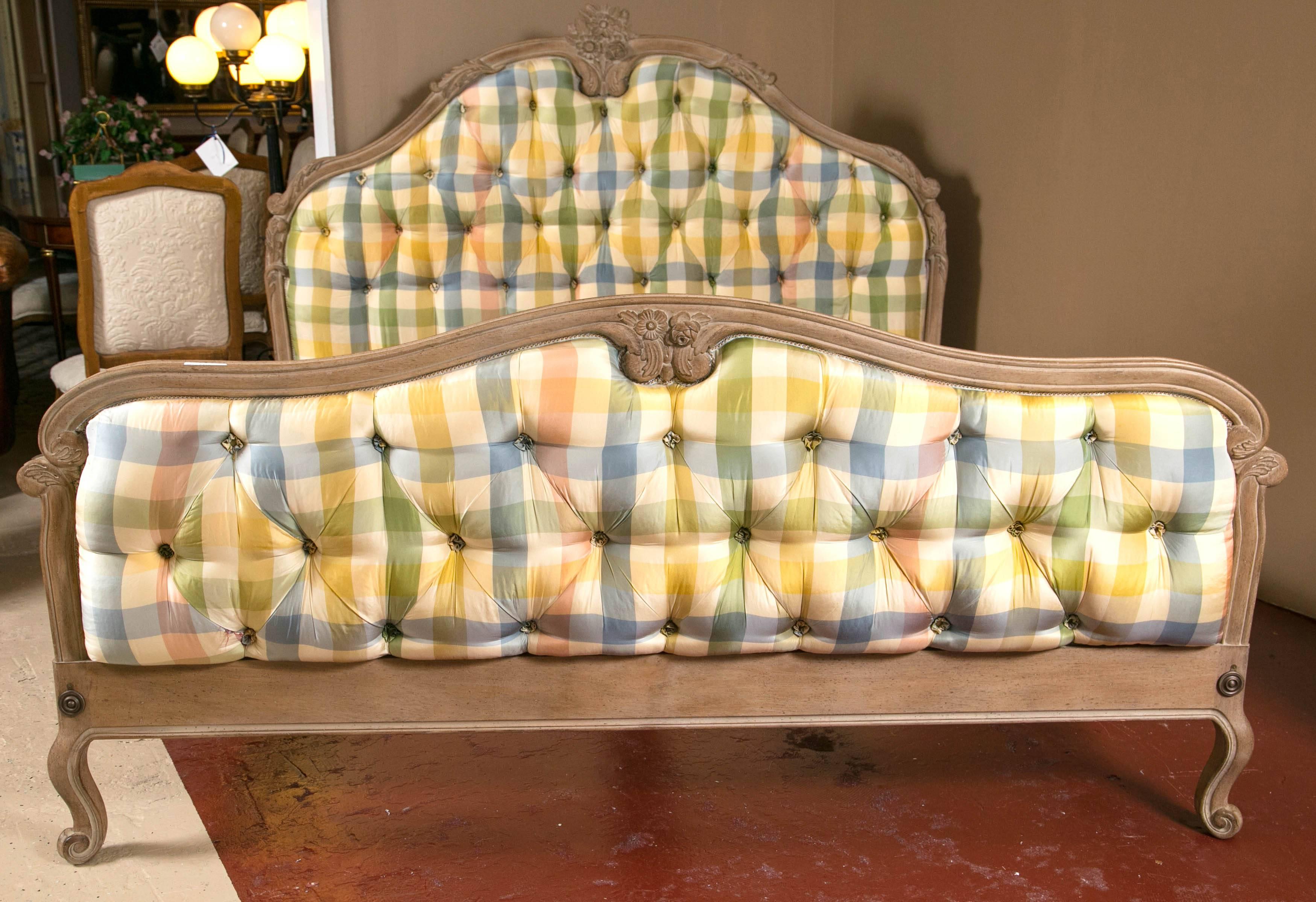 King-Sized Louis XV Style Country French Bed 2