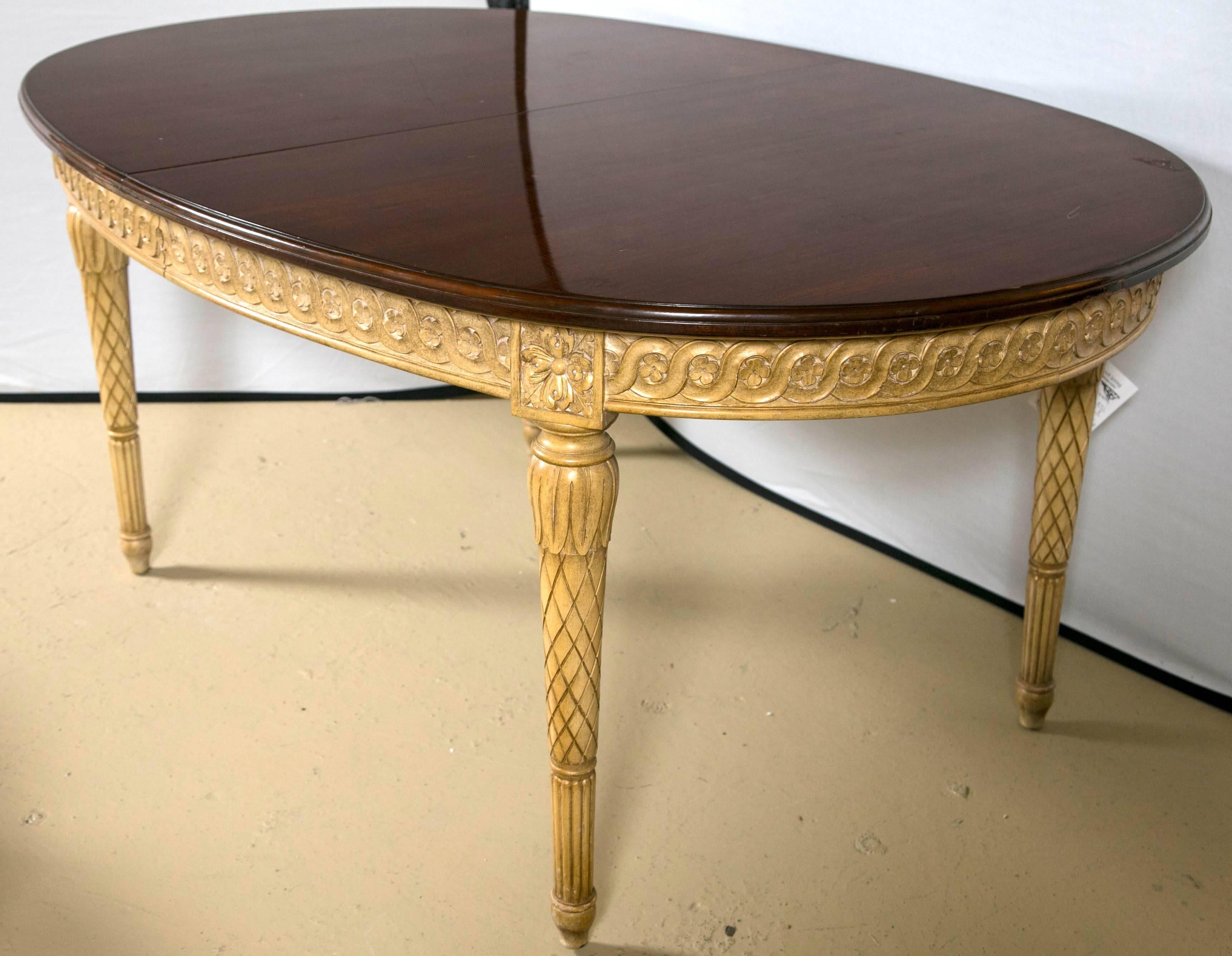 Louis XVI Style Dining Table Manner of Maison Jansen 5