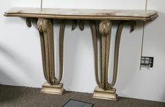 Fine Maison Jansen Plume De Fleur Console