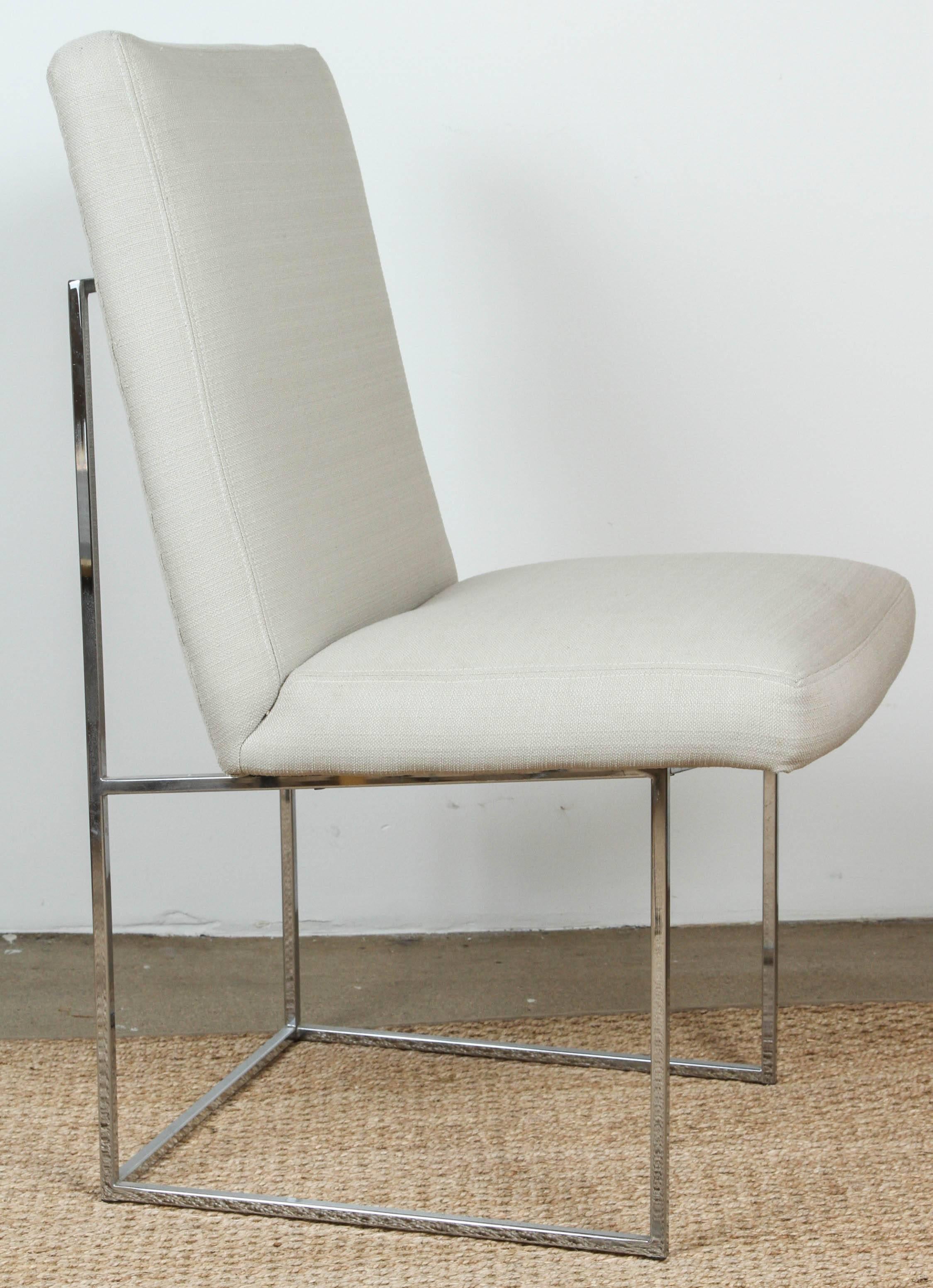 Mid-Century Modern Pair of Milo Baughman Dining Chairs