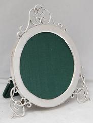 Unusual Edwardian Sterling Silver Picture Frame