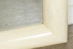 Large Maitland Smith Stone Inlaid Arched Mirror