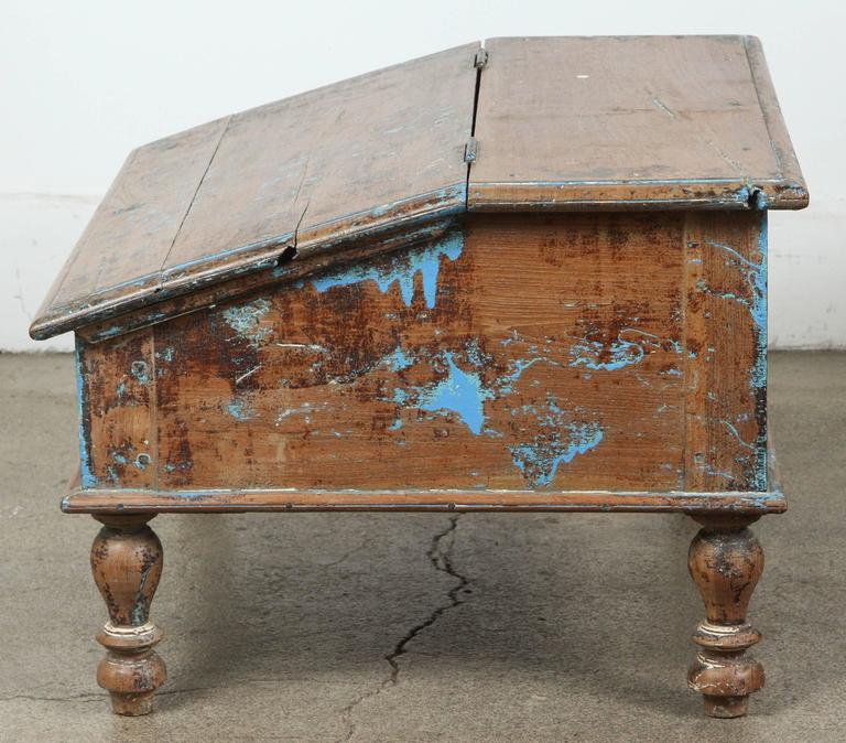 South India Low Writing Desk Storage Trunk For Sale At 1stdibs