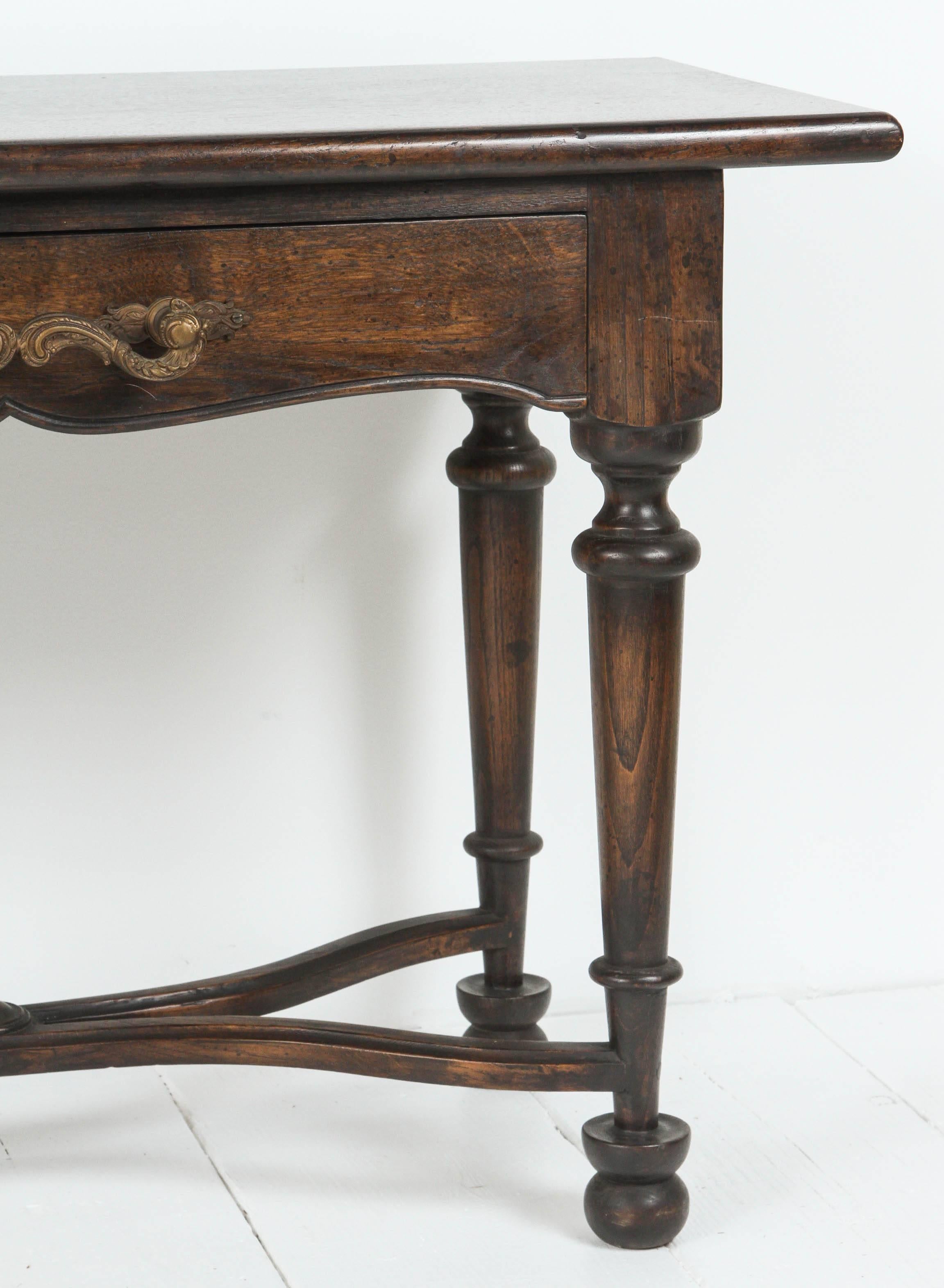 Unknown Console with Wrought Iron Handles