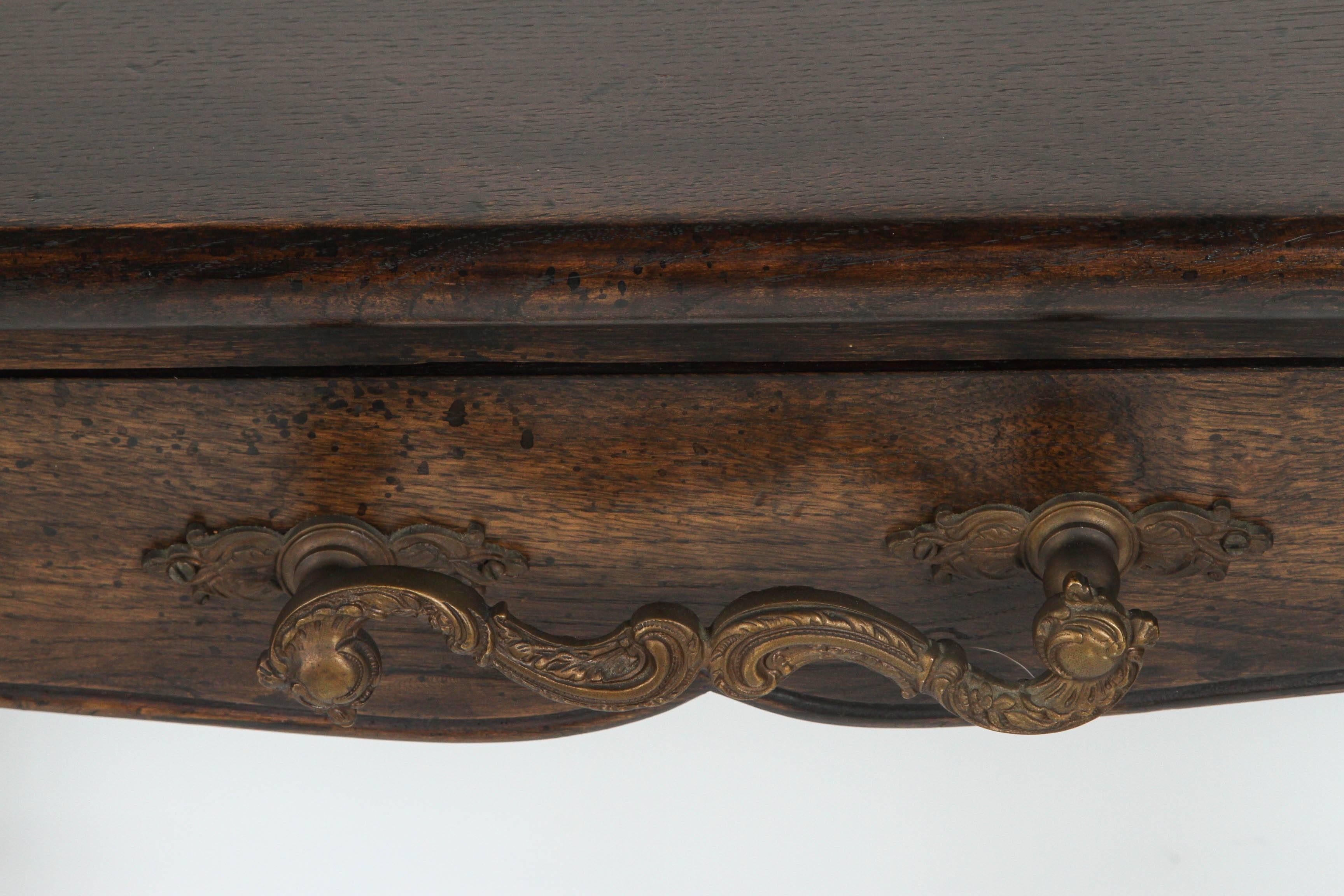 Console with Wrought Iron Handles 1