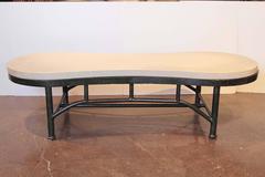 Modern Rounded Rectangle Coffee Table