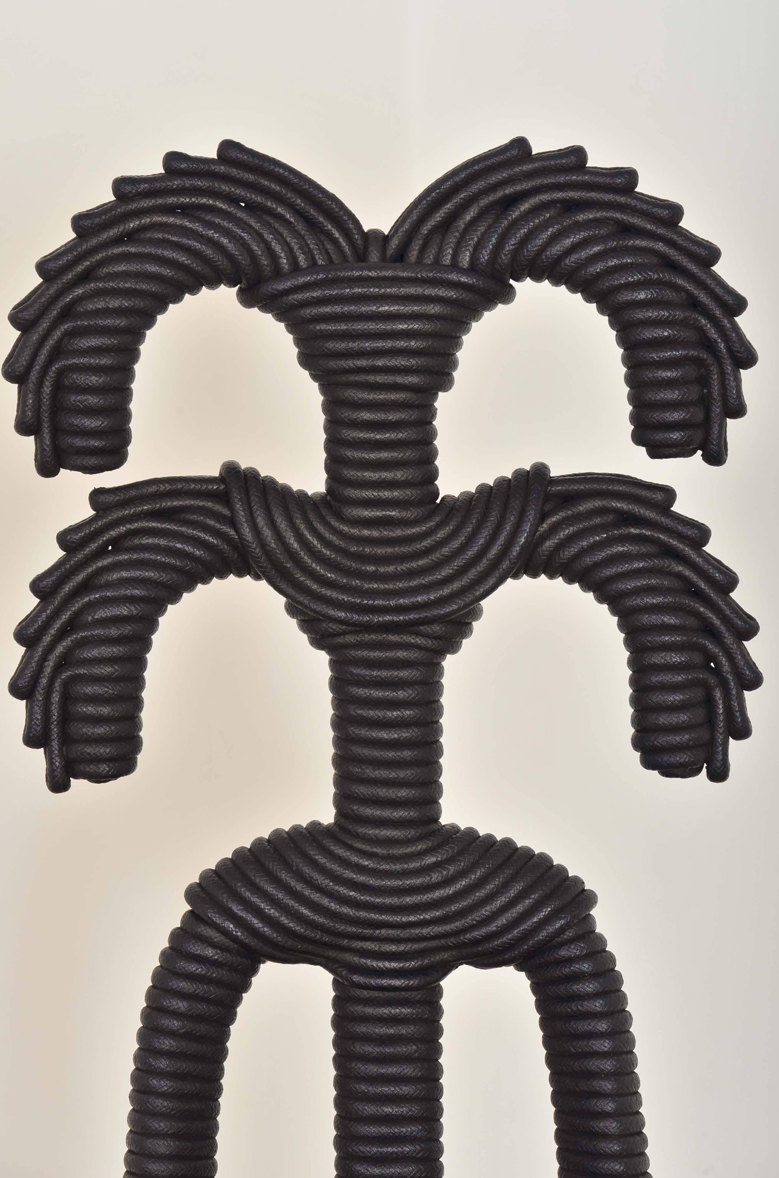Rope 'Moisart' Chair by Christian Astuguevieille