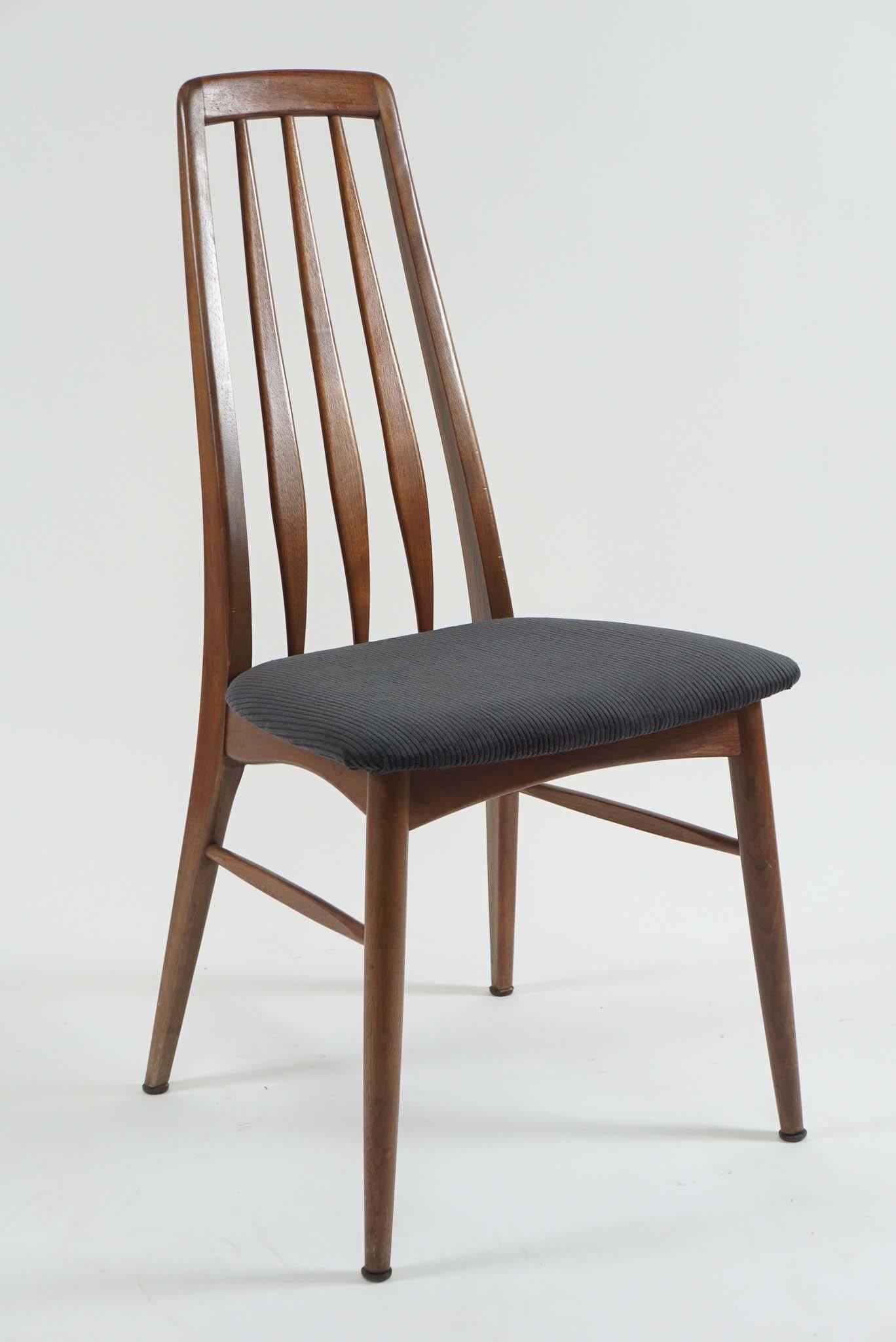 Teak Set of Four Niels Koefoed for Hornslet Dining Chairs
