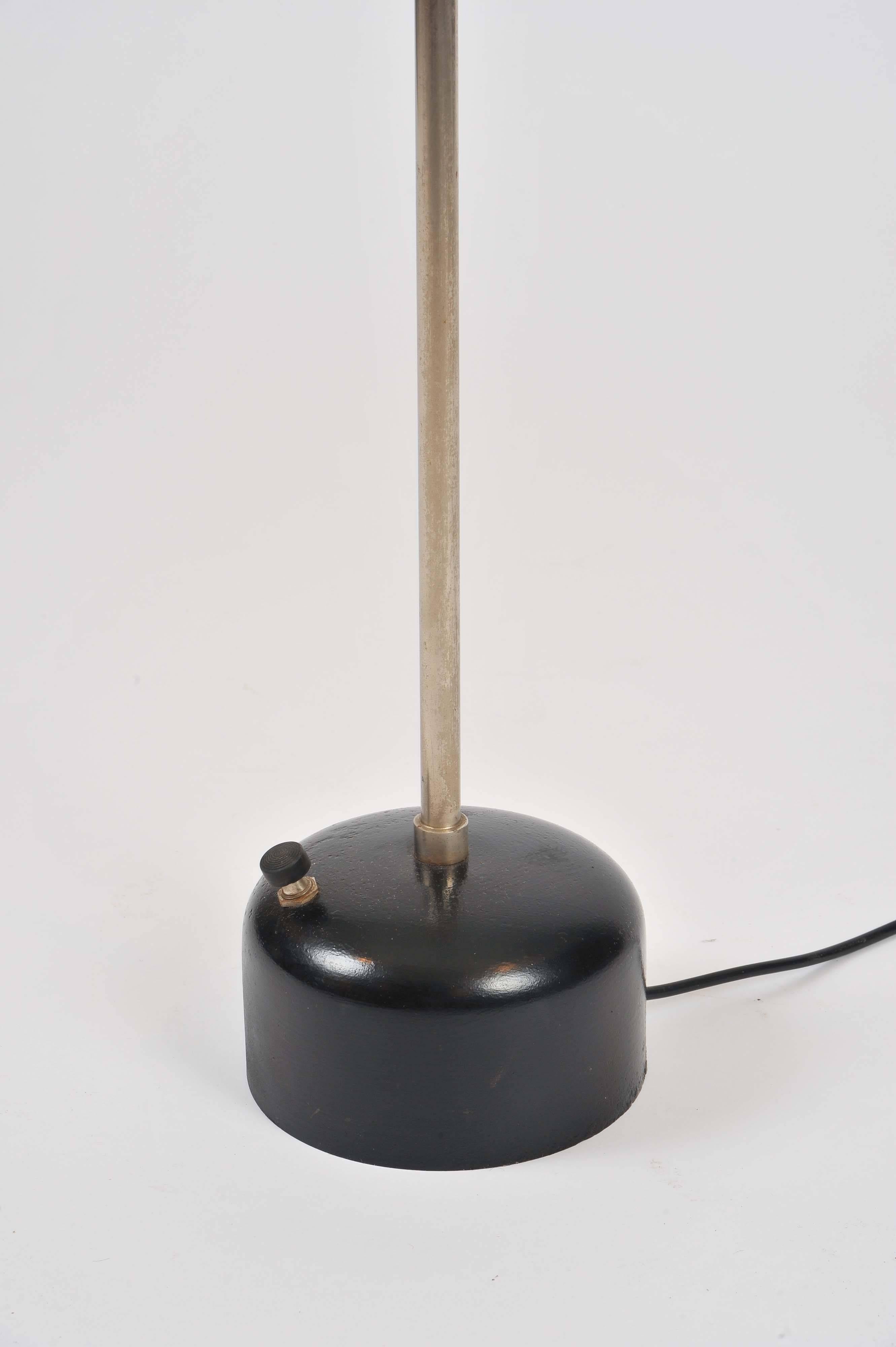Italian Magnetic Shade Floor Lamp by Angelo Lelli for Arredoluce For Sale