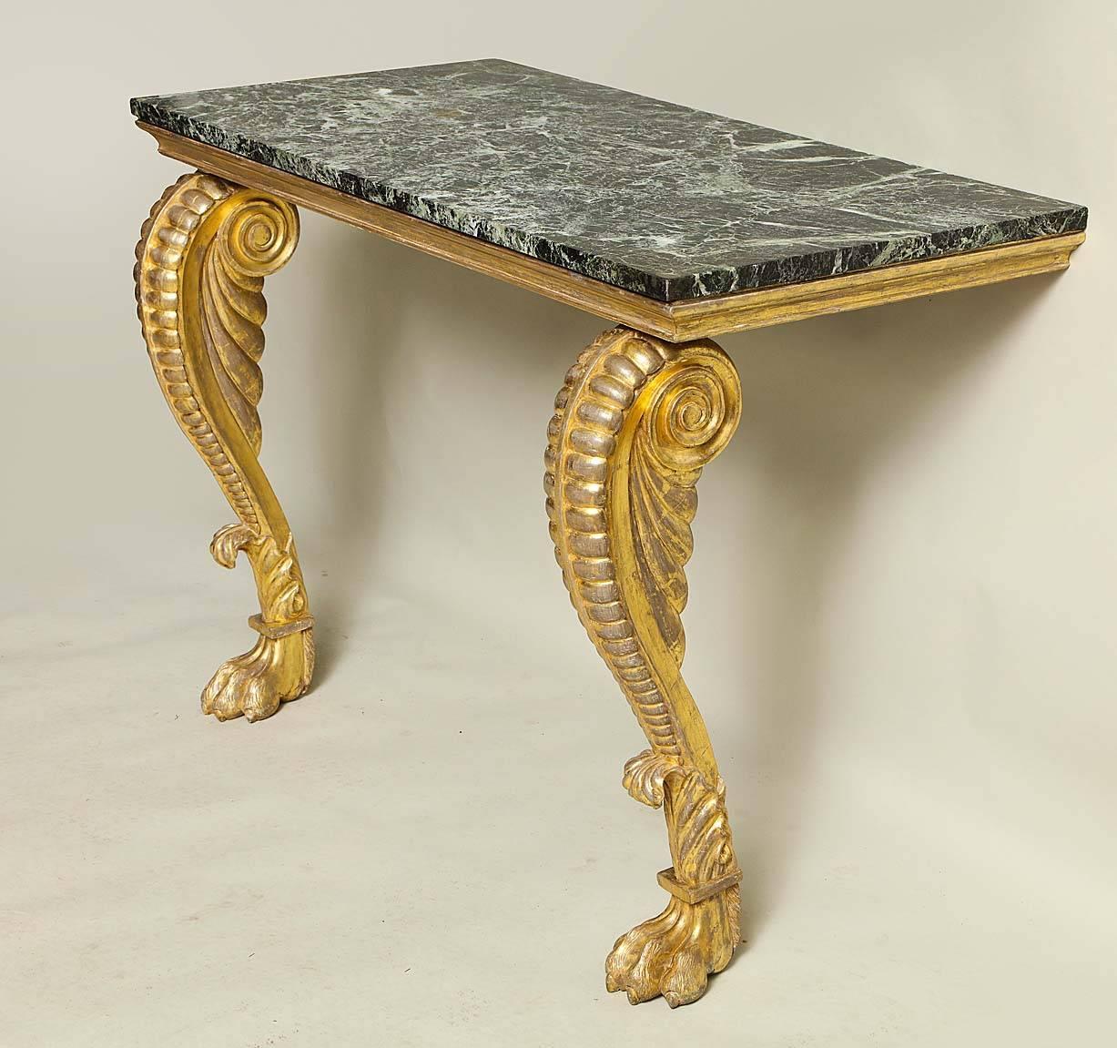 Irish Regency Giltwood Pier Table 4