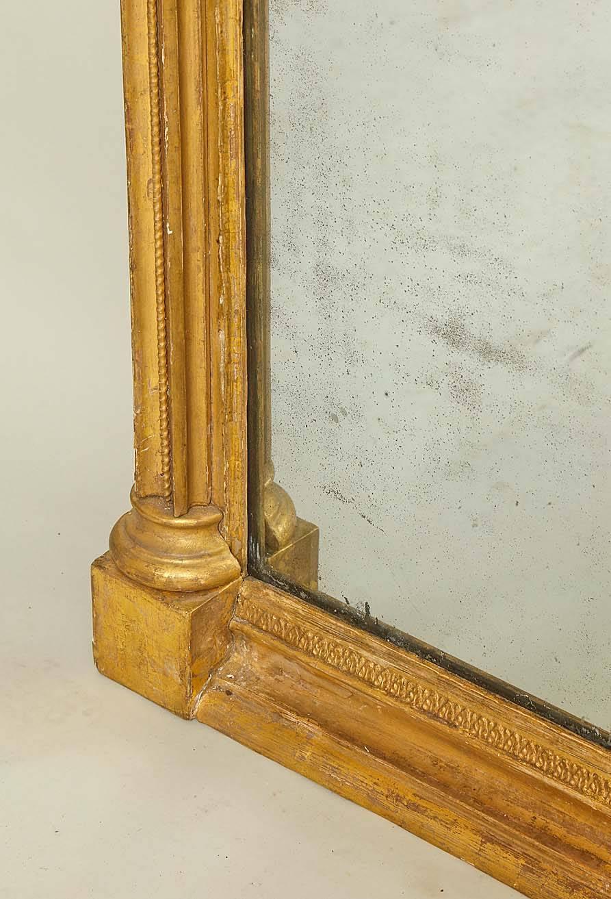 Massive Federal Giltwood Pier Mirror In Good Condition In Greenwich, CT