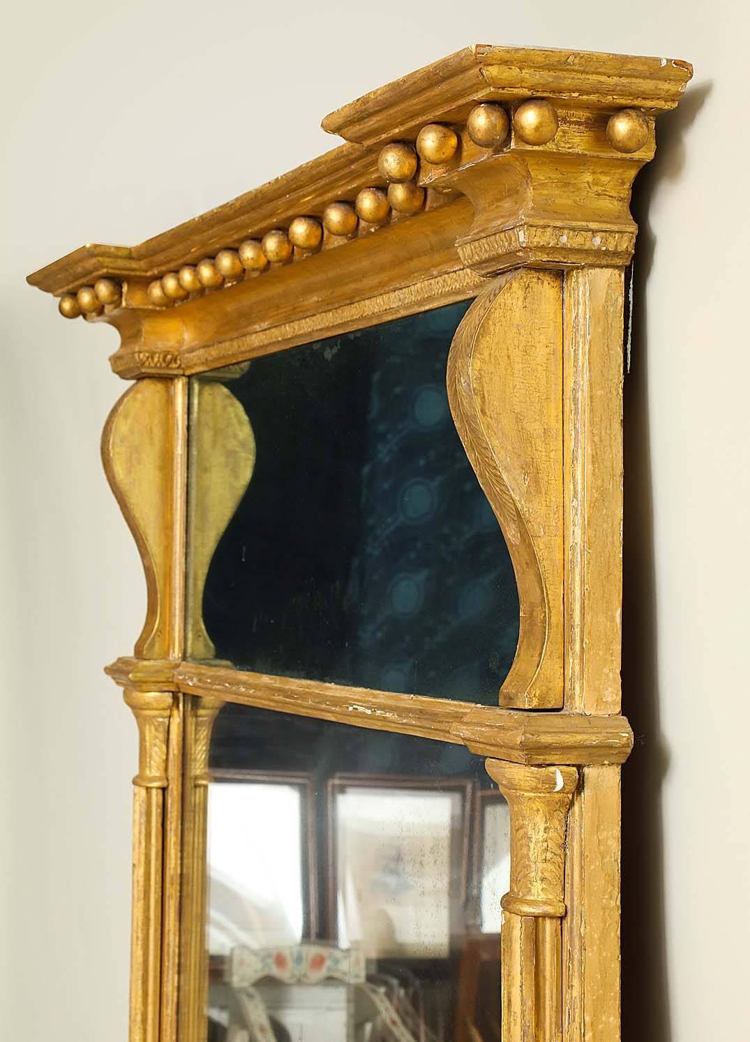 Massive Federal Giltwood Pier Mirror 2