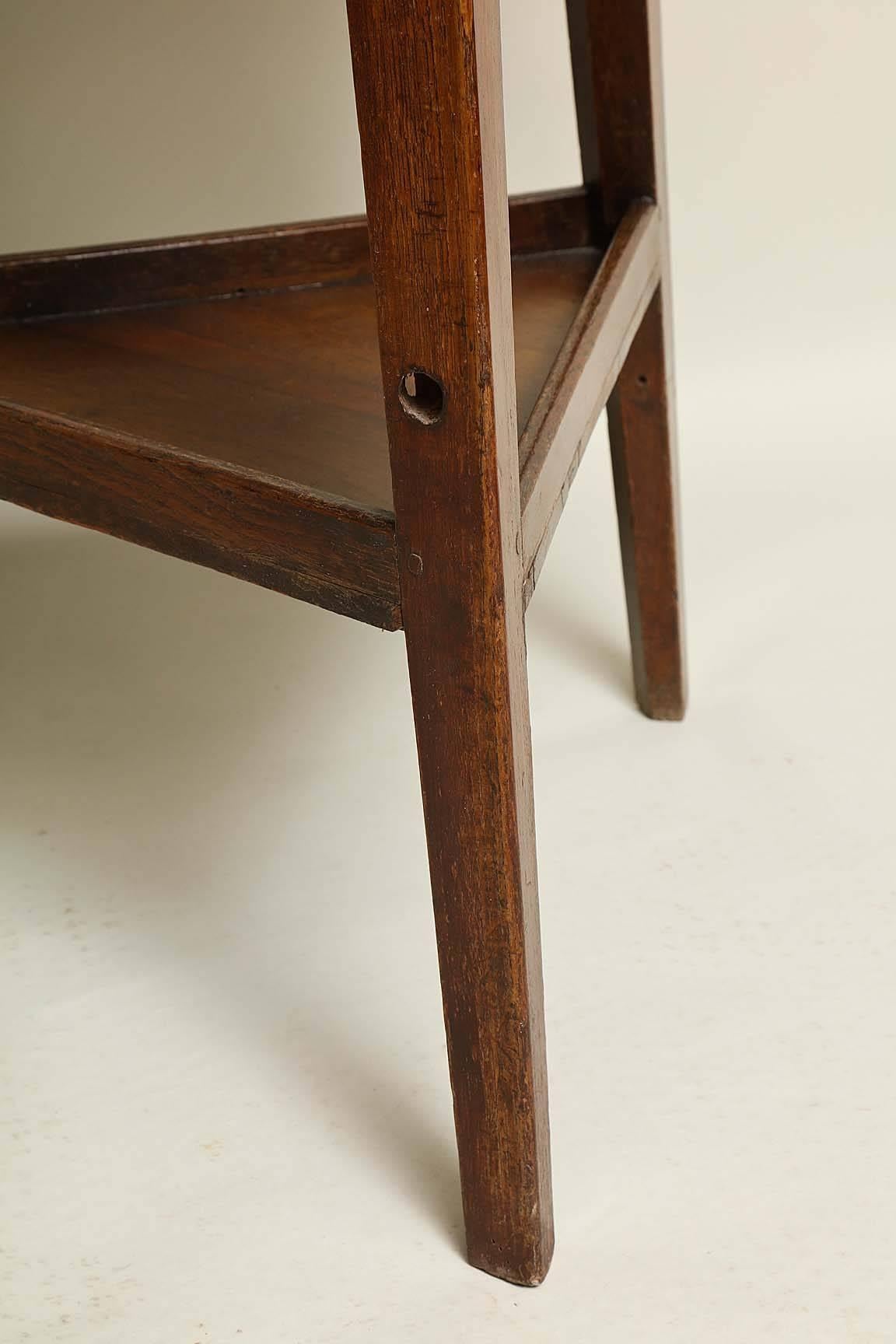 Oak Arts and Crafts Period Cricket Table