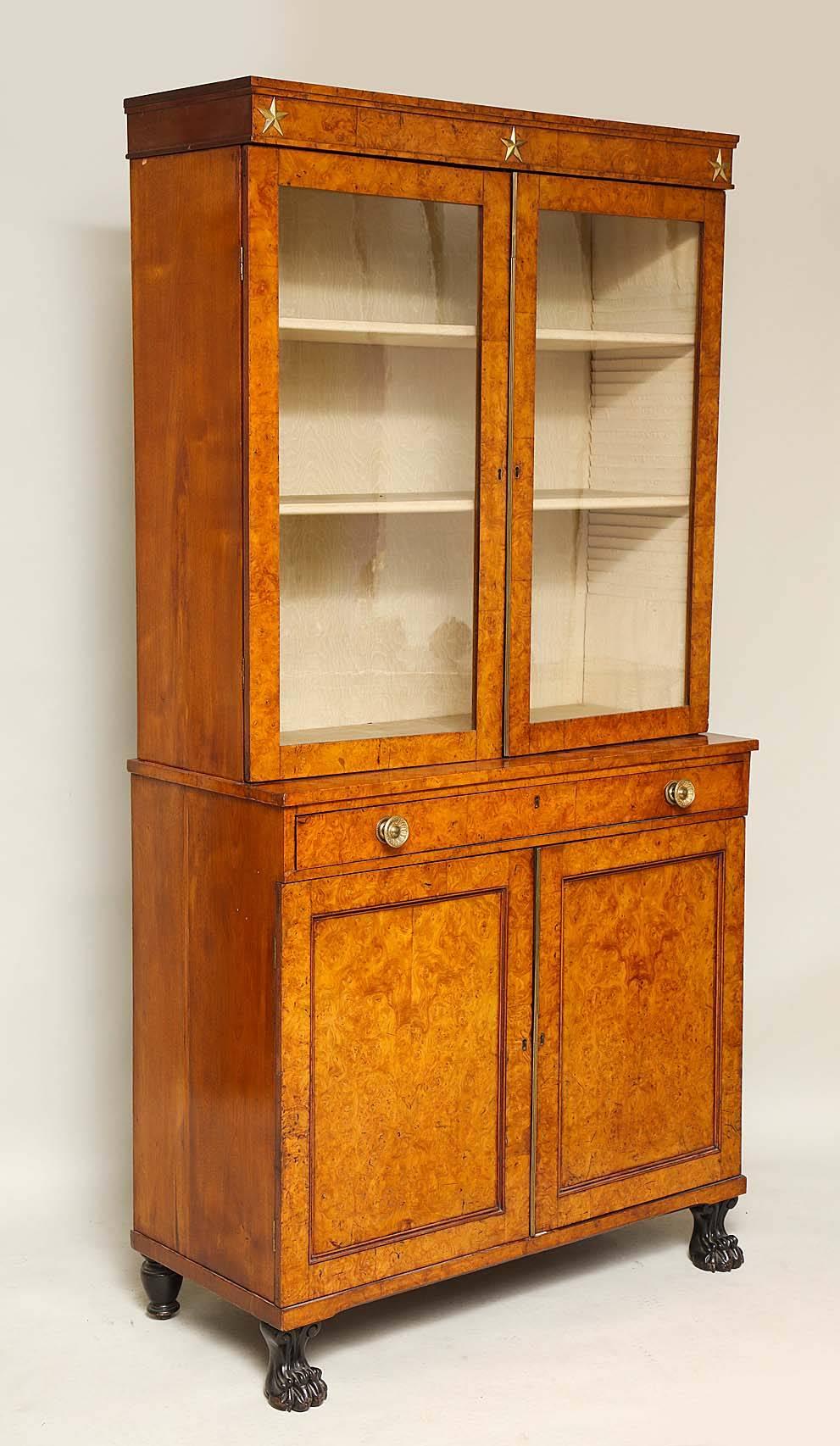 Early 19th Century Burr Oak Cabinet 4