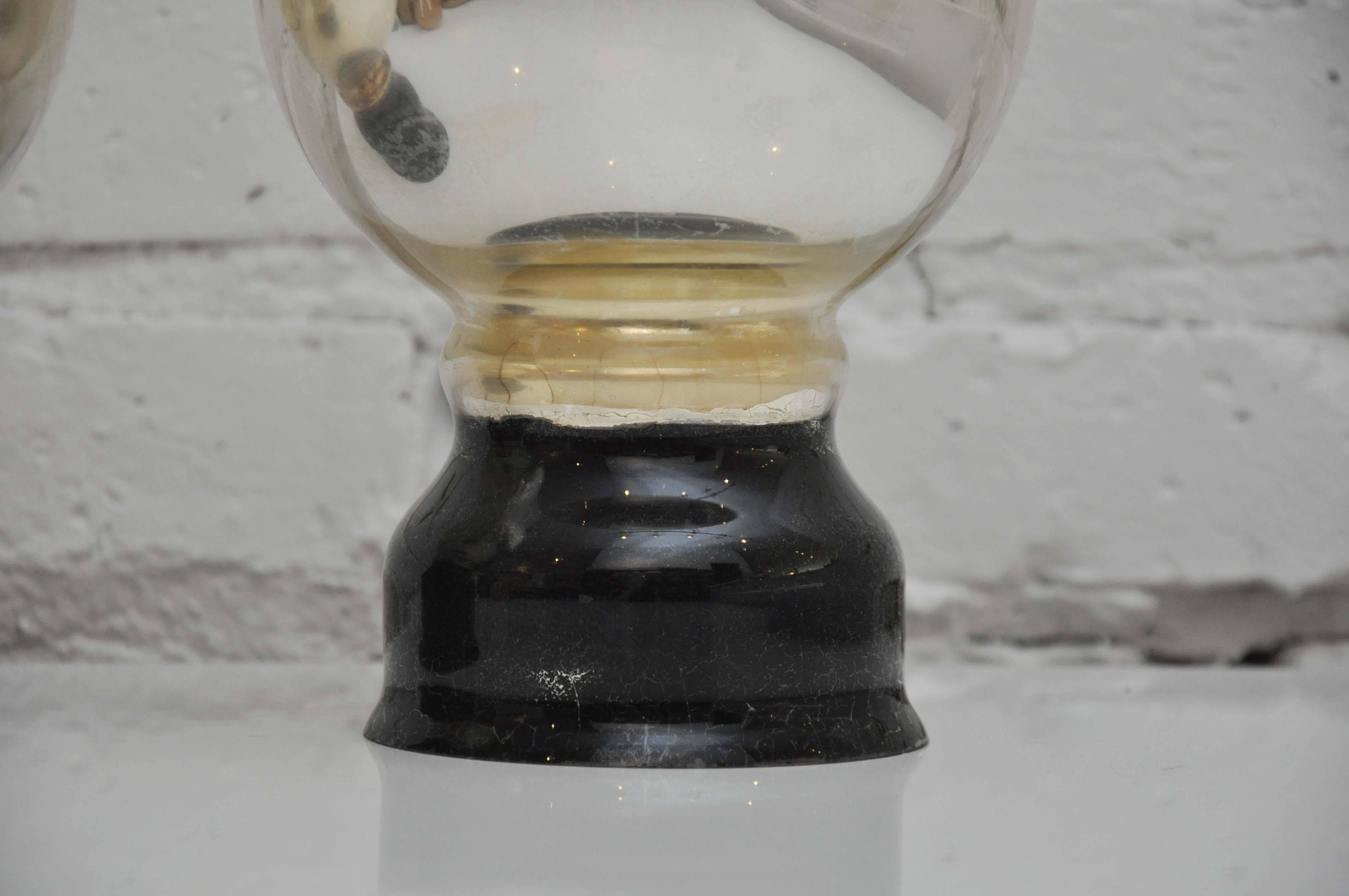 Elizabethan Antique Mercury Glass Butler's Balls