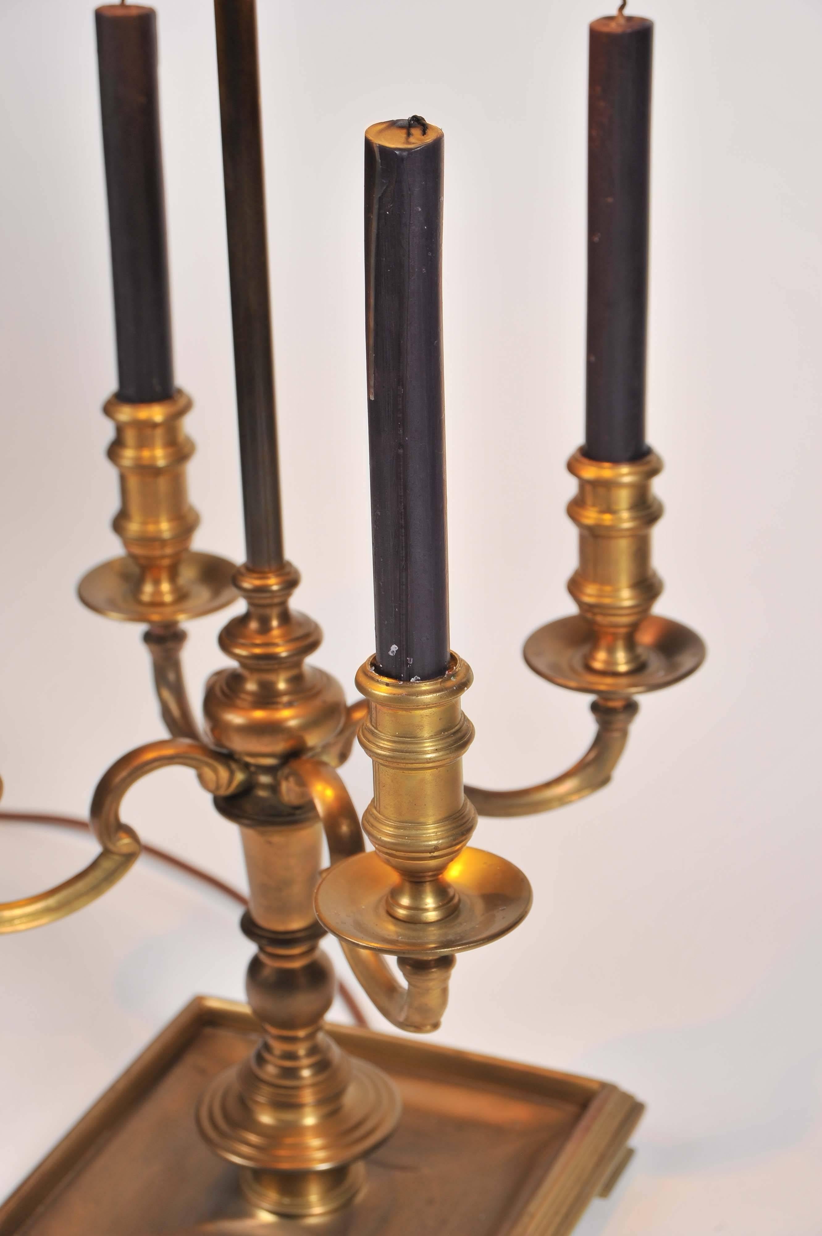 American Brass Bouillotte Table Lamp by Chapman