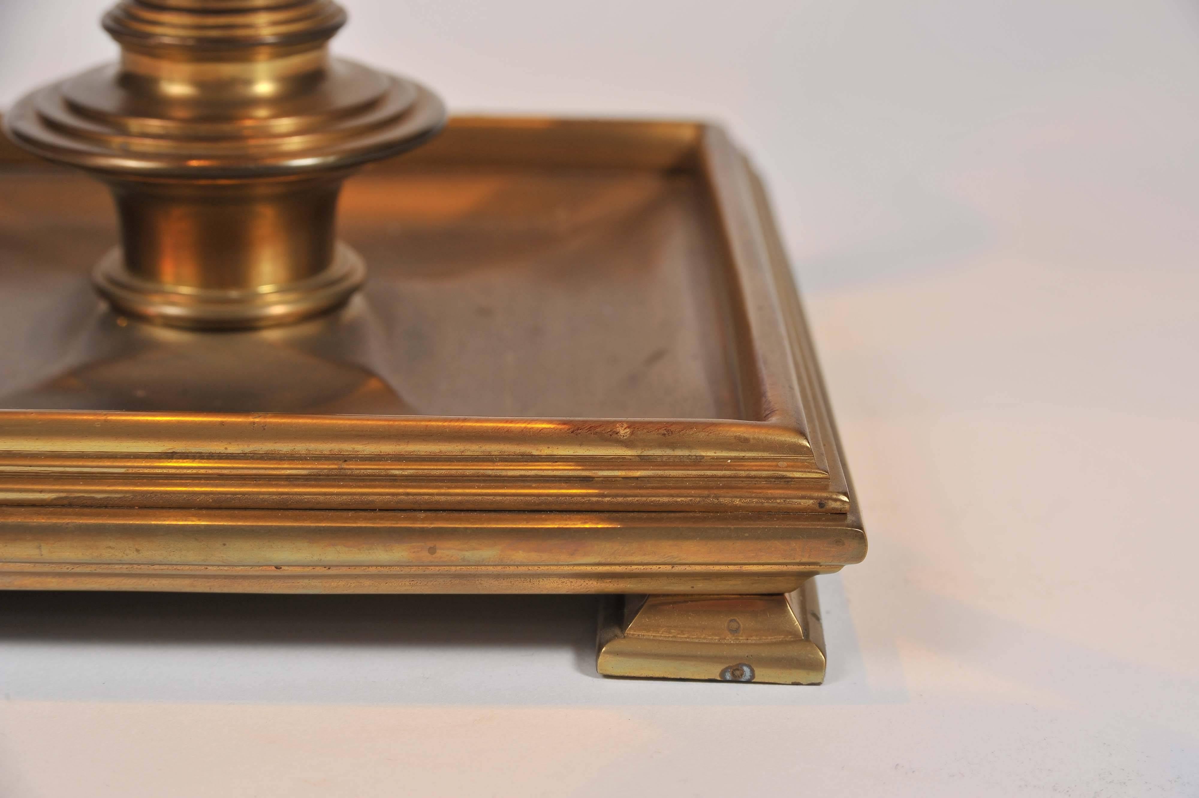 Brass Bouillotte Table Lamp by Chapman 2