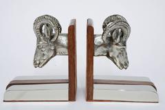 Vintage Gucci Ram's Head Bookends