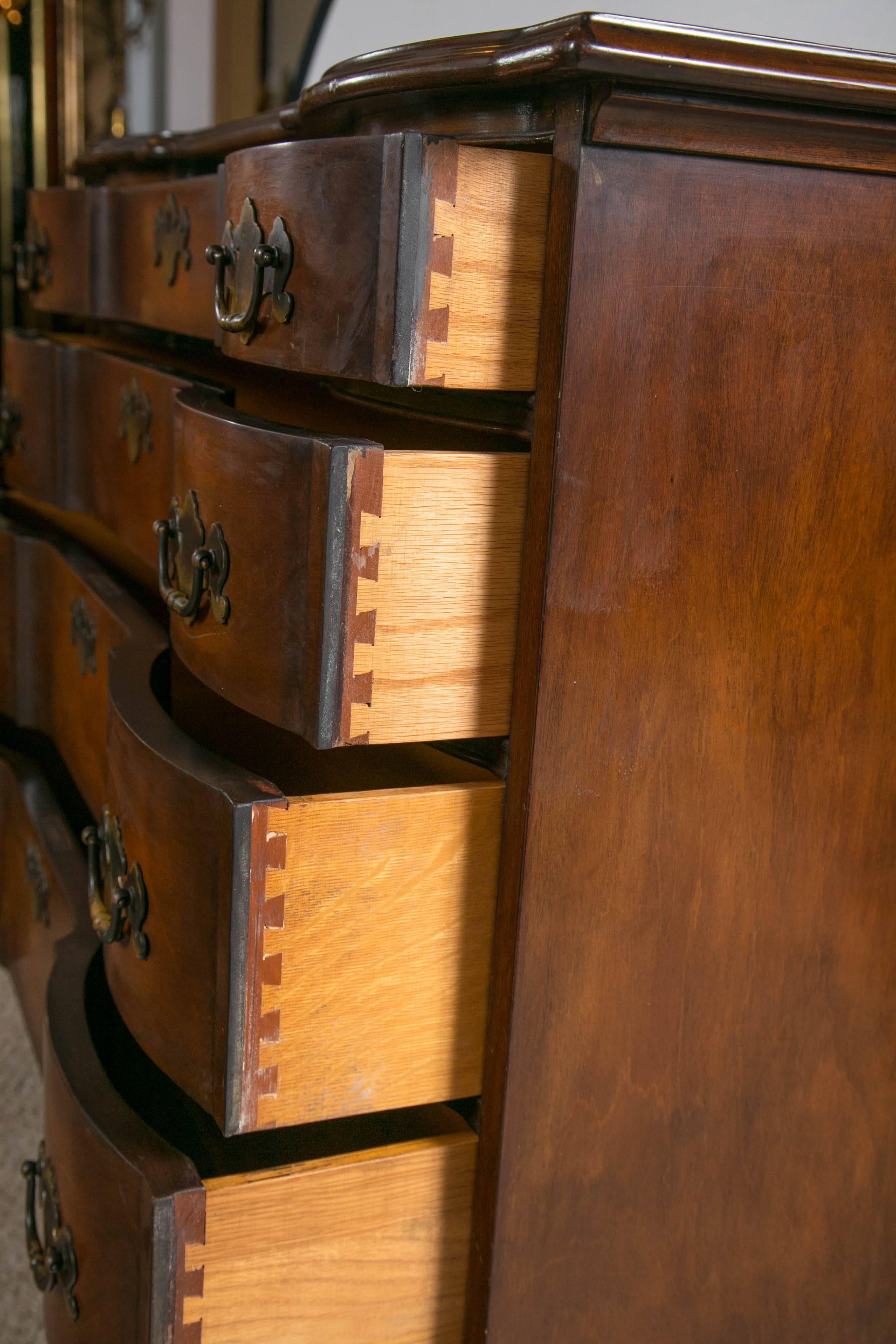 Pair of Georgian Style Bachelor Chests Commodes 1