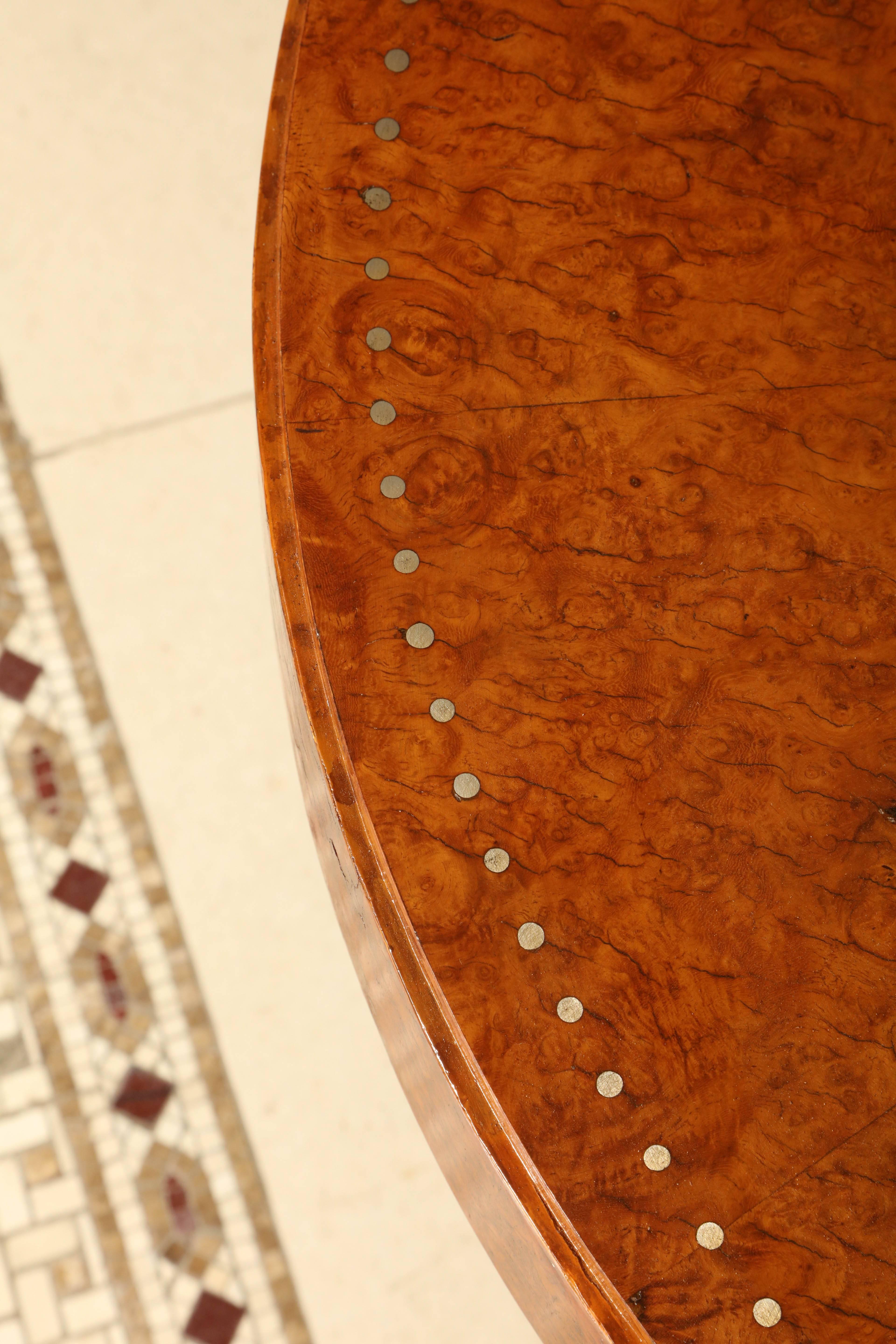 Art Deco Burl Floating Center Table 1