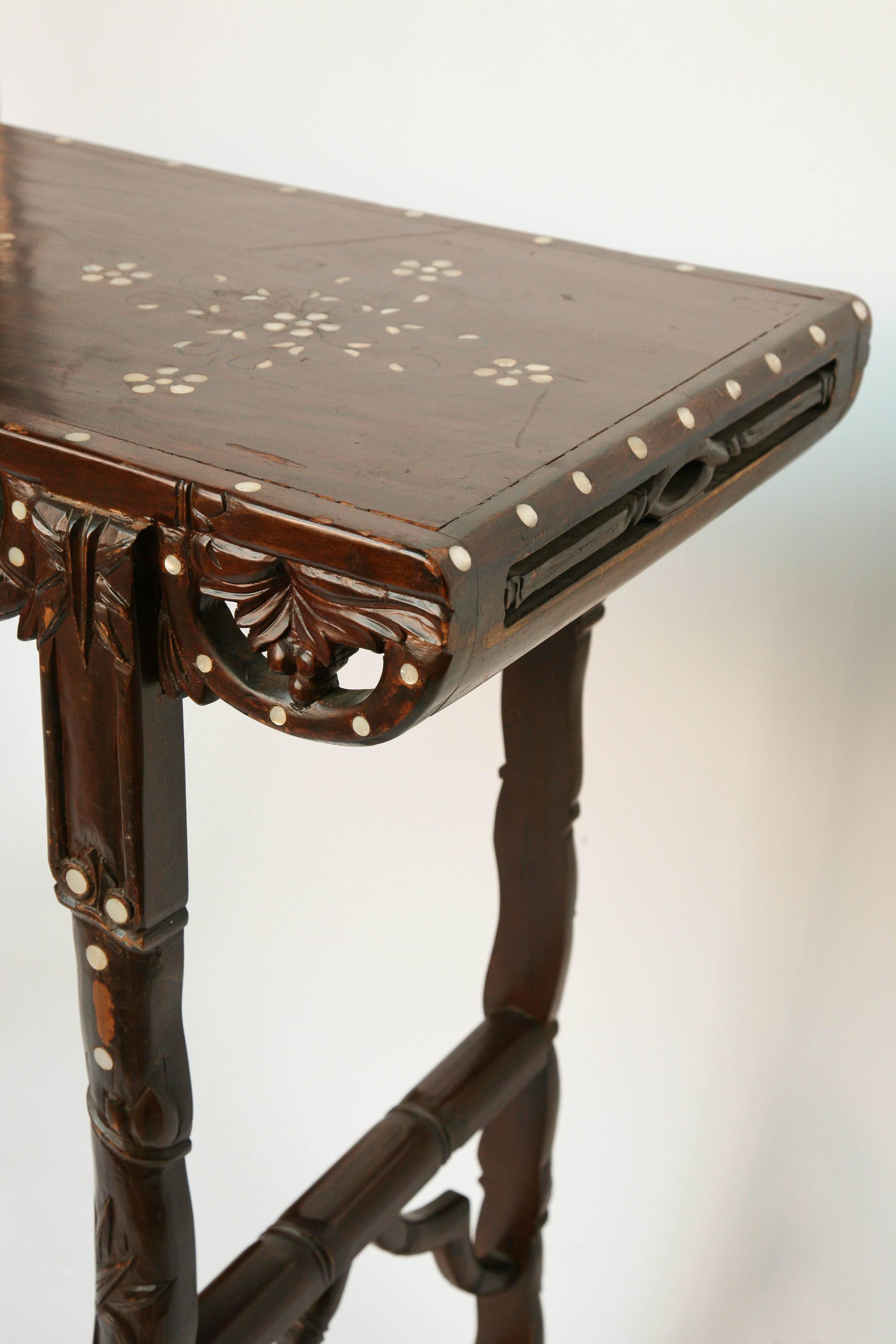 Mother-of-Pearl Superb Cantonese Altar Table