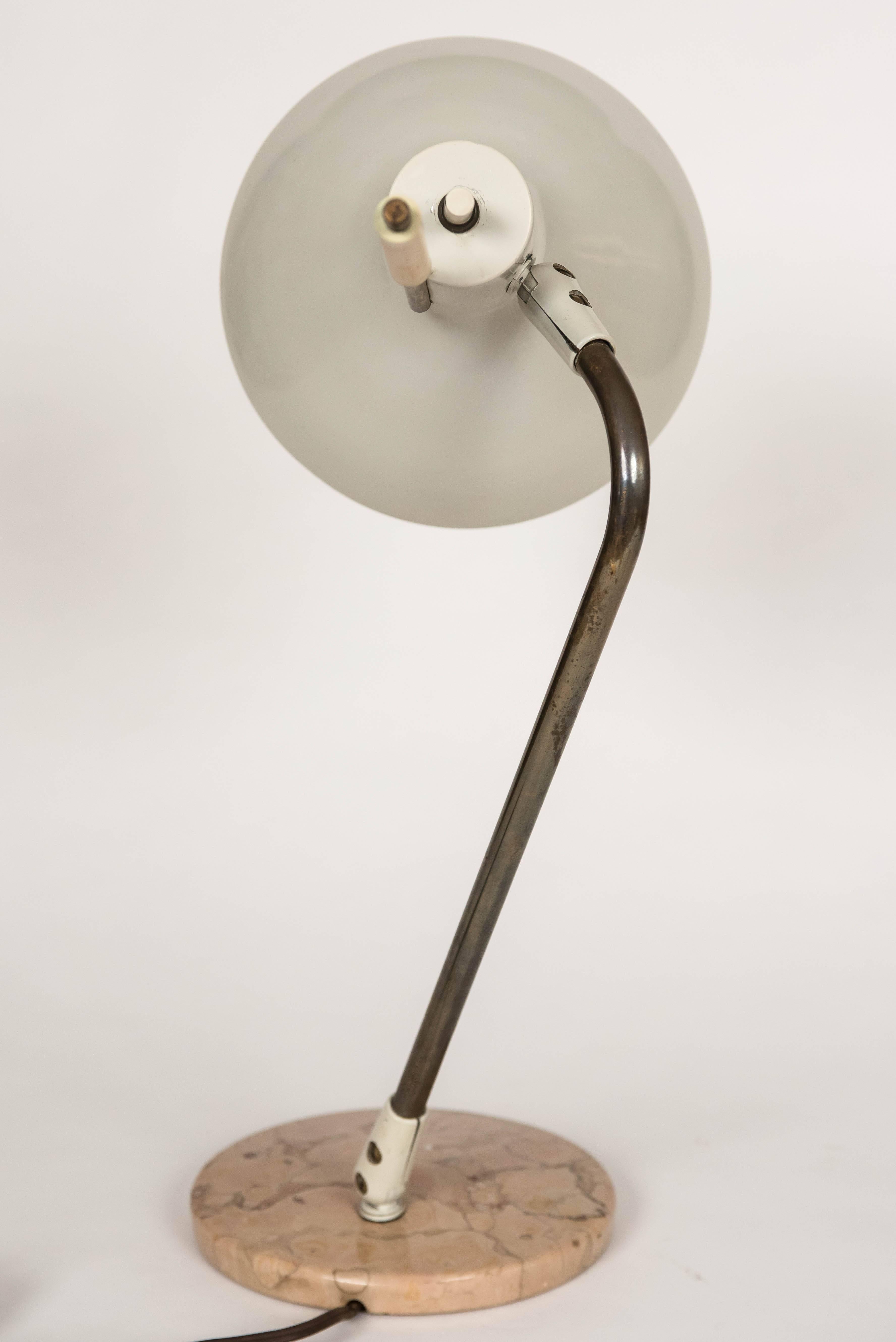 Mid-Century Desk Lamp by Maurizio Tempestini for Lightolier For Sale 1