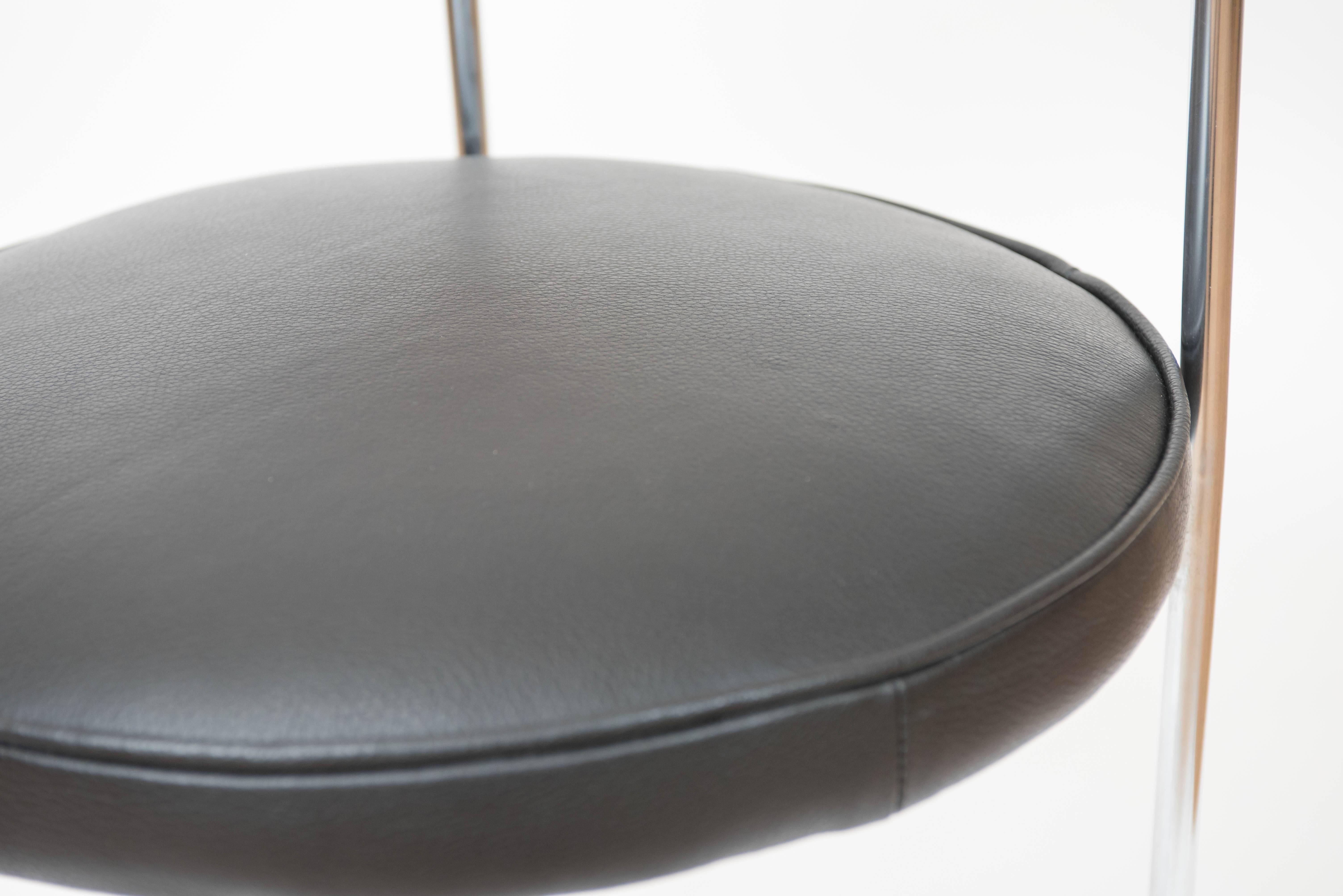 Leather Fritz Hansen Model 3200 Elbow Chair, Denmark, circa 1963