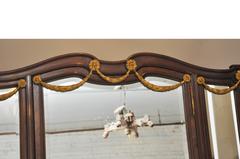 Large Empire Mirrored-Door Armoire with Gilt Bronze Mounts, France, 1860