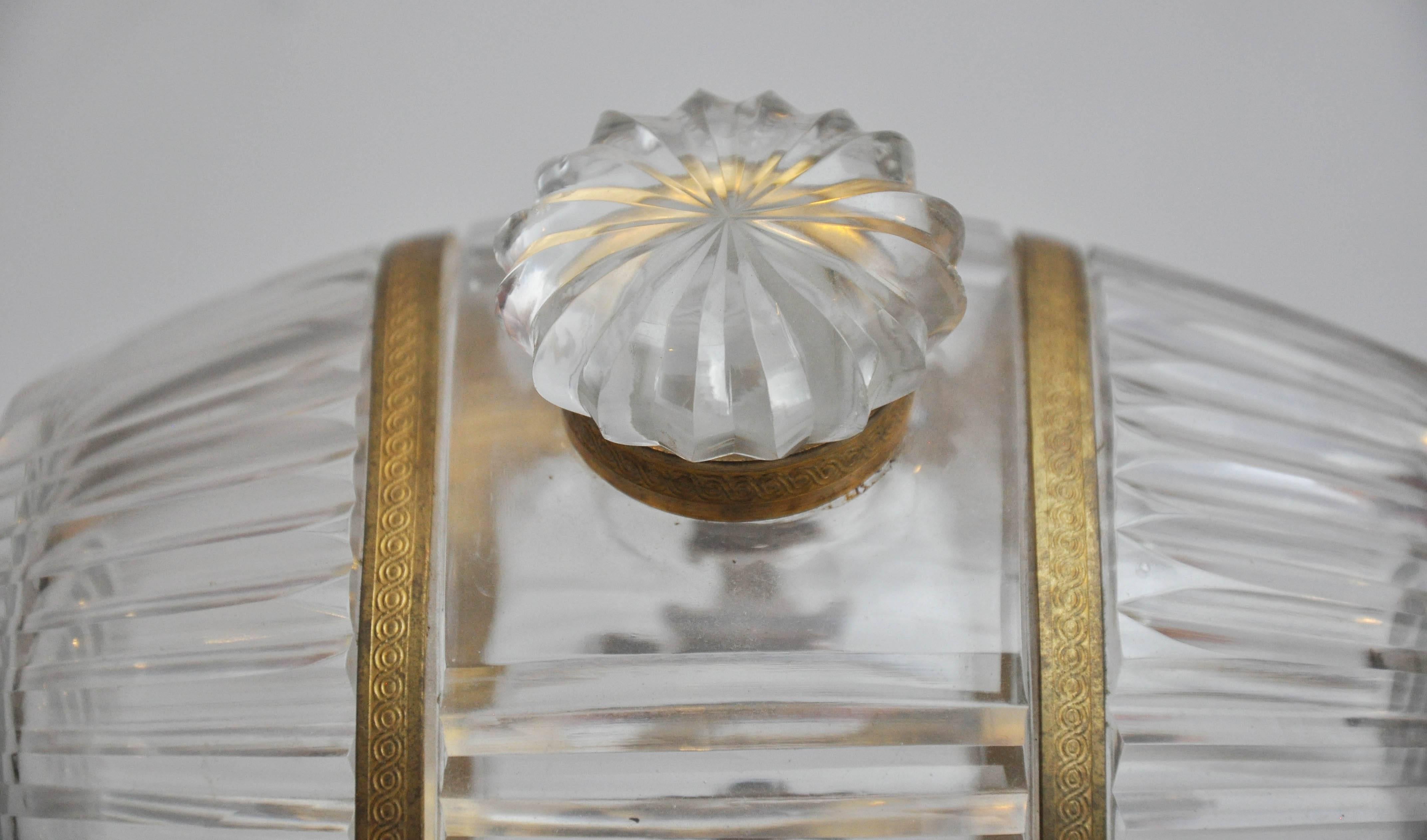 Baccarat Spirit Barrel Decanter In Excellent Condition In Chicago, IL